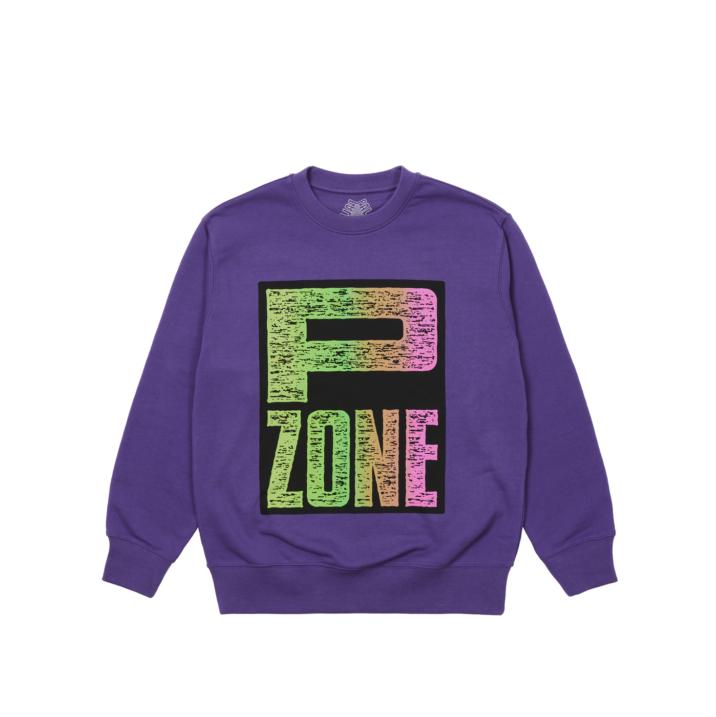 PALACE M-ZONE CREW PZONE PURPLE one color