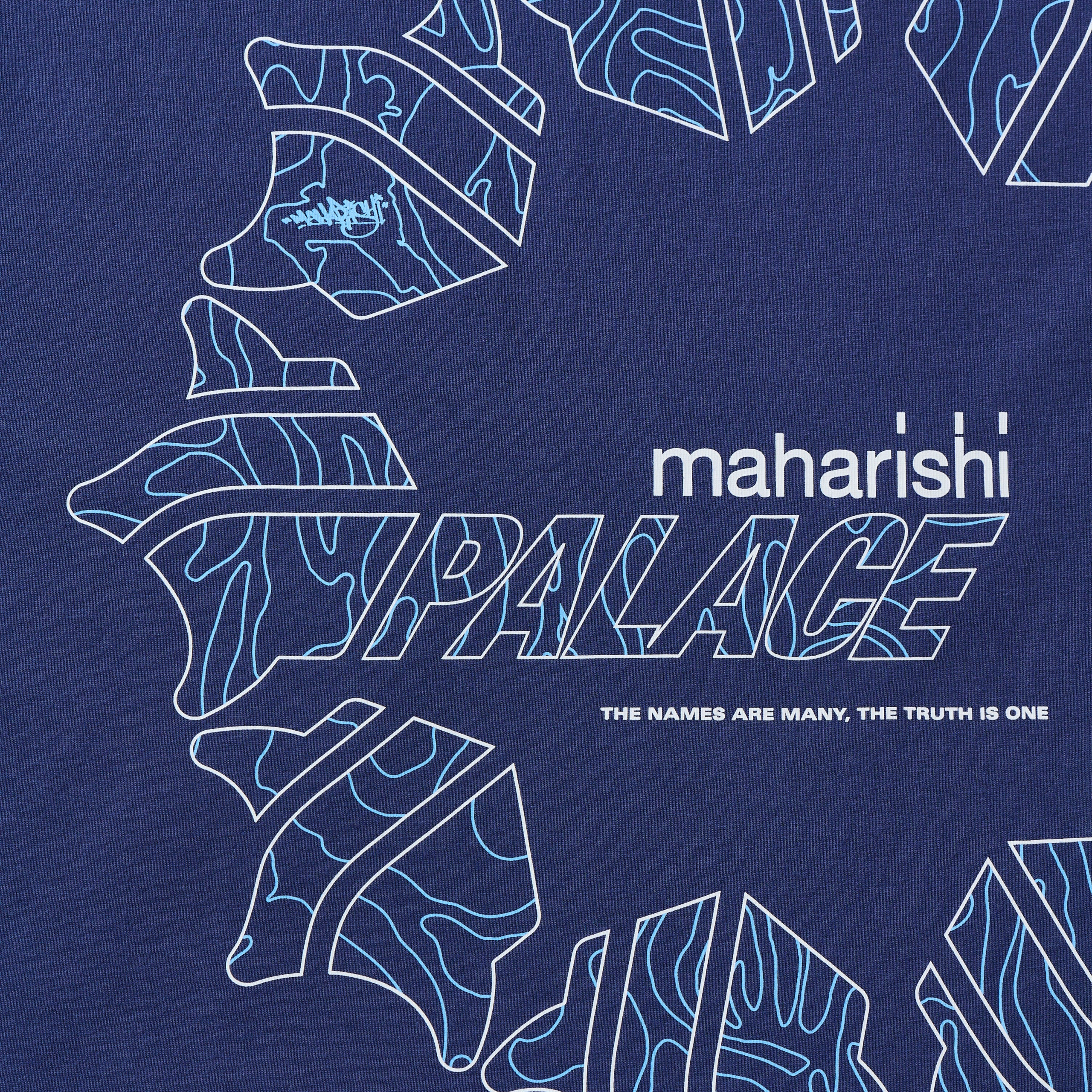 Thumbnail PALACE MAHARISHI TEMPLE STAR T-SHIRT BLUE one color