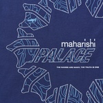 Thumbnail PALACE MAHARISHI TEMPLE STAR T-SHIRT BLUE one color