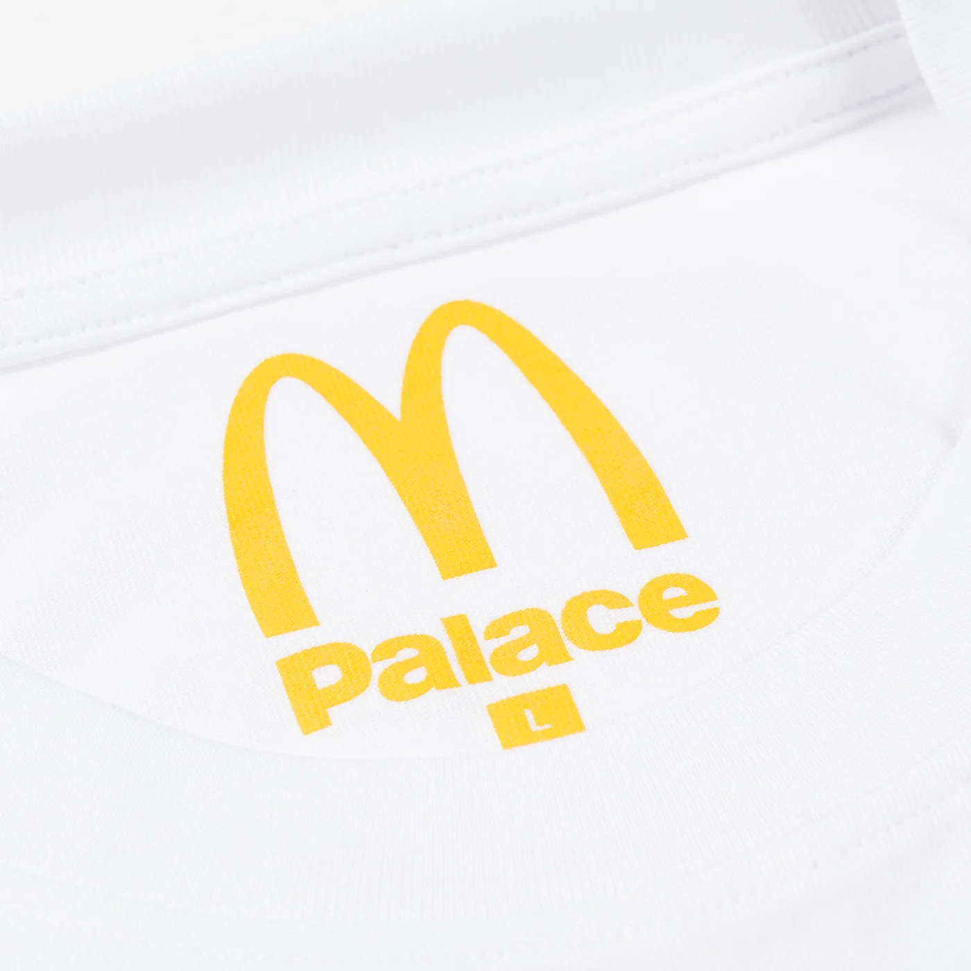 Palace Mcdonald's Description T-Shirt 1 White - Palace McDonalds