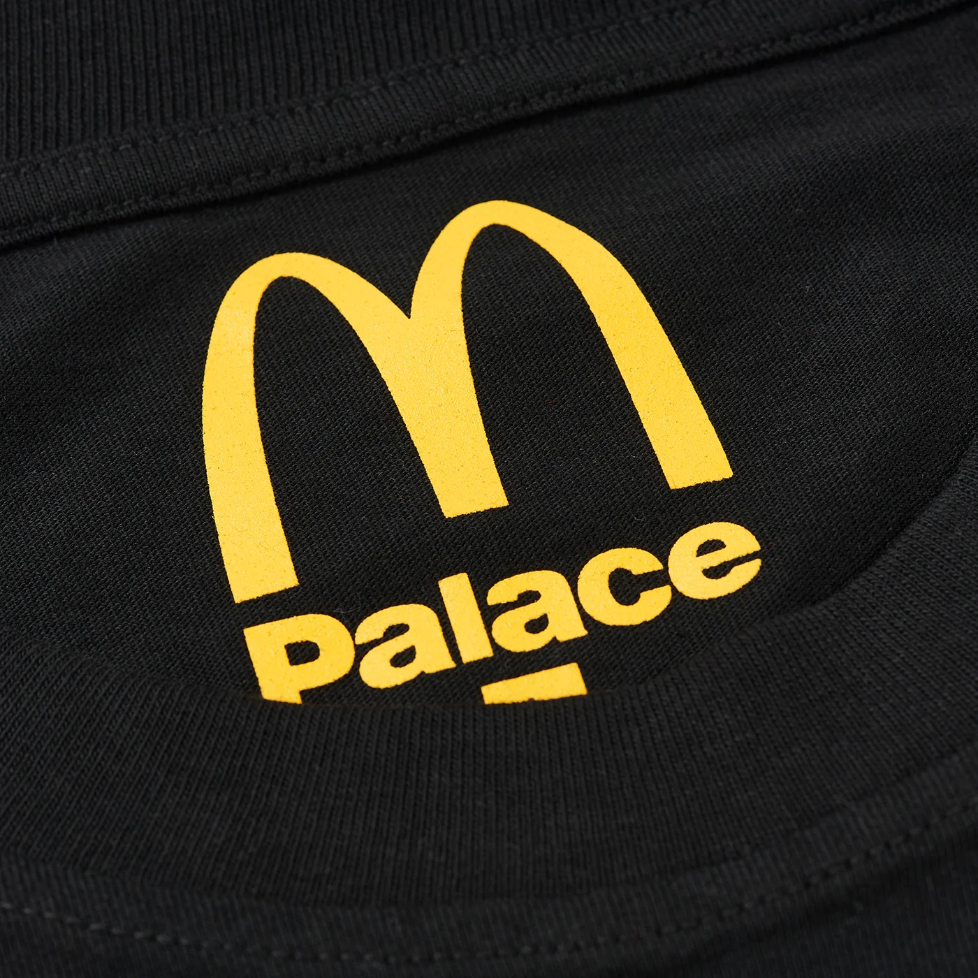 Palace Mcdonald's Description T-Shirt 1 Black - Palace McDonalds
