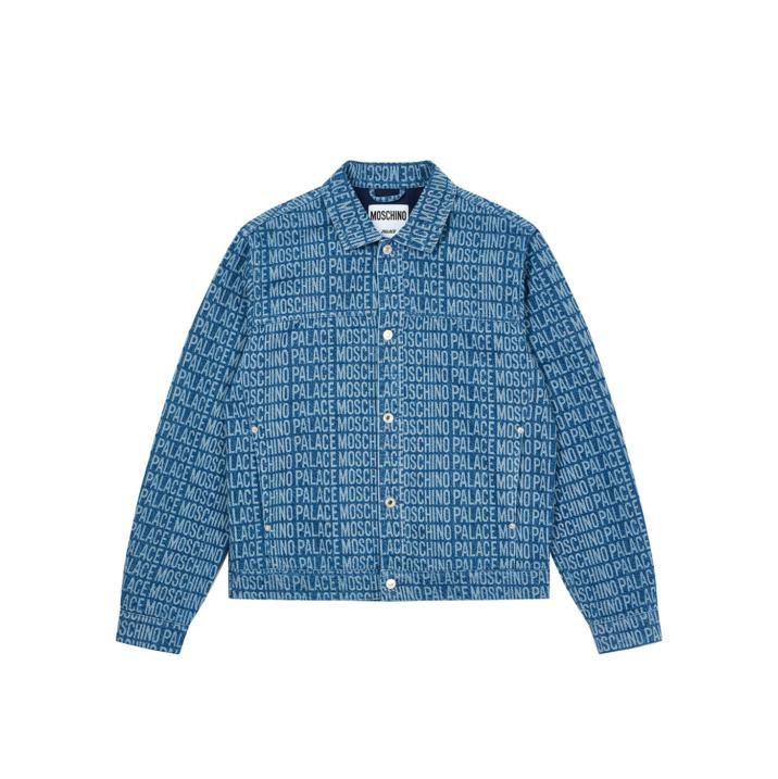 Thumbnail PALACE MOSCHINO DENIM JACKET BLUE one color