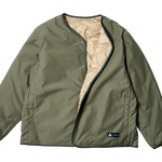 Thumbnail PALACE NANAMICA REVERSIBLE DOWN CARDIGAN SAGE GREEN one color