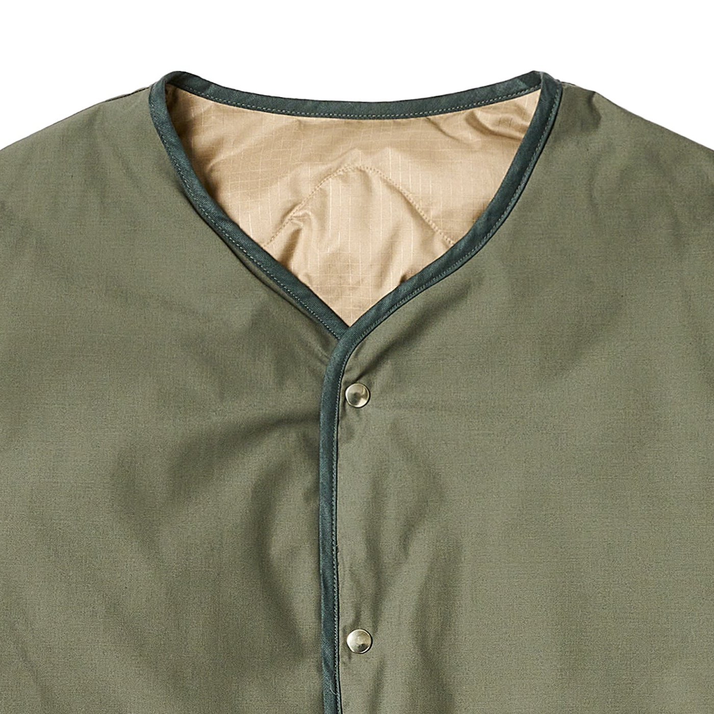 Palace Nanamica Reversible Down Cardigan Sage Green - Palace