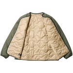 Thumbnail PALACE NANAMICA REVERSIBLE DOWN CARDIGAN SAGE GREEN one color