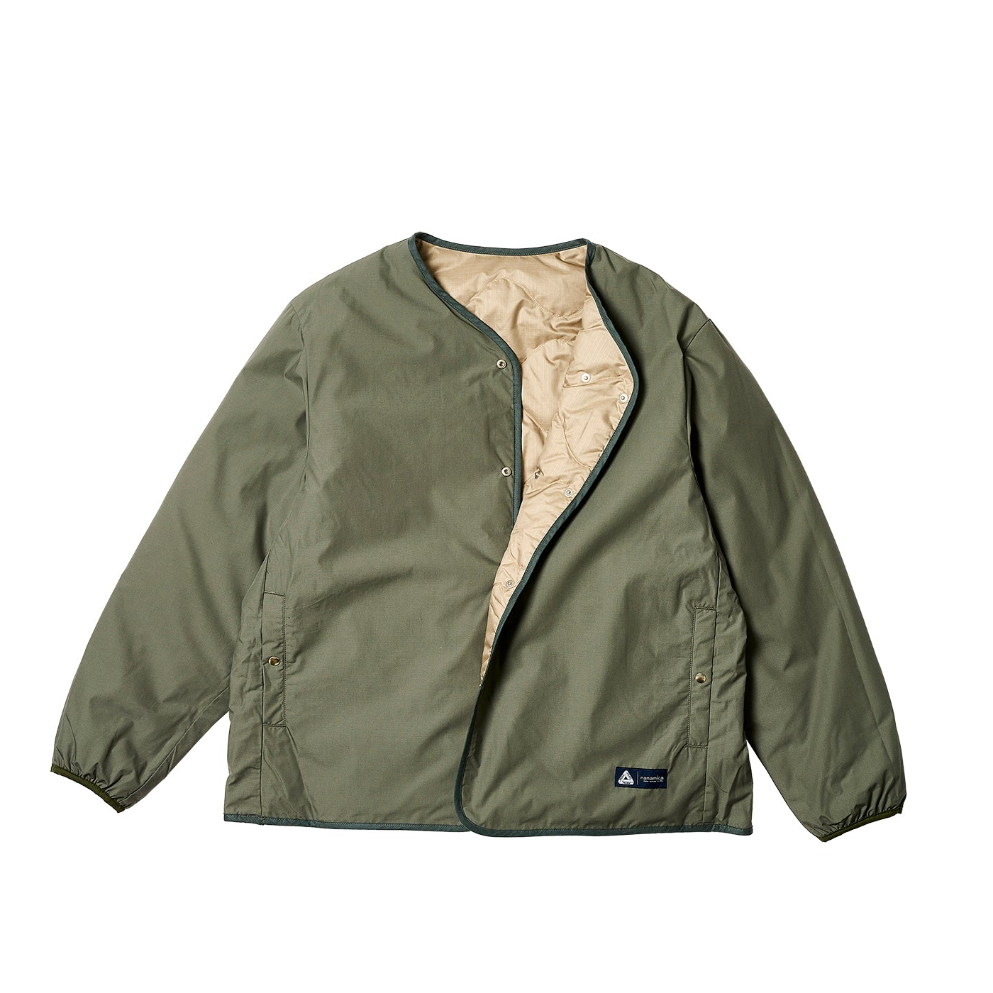 Palace Nanamica Reversible Down Cardigan Sage Green - Palace