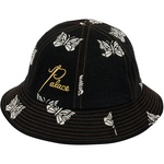 Thumbnail PALACE NEEDLES DENIM BUCKET HAT BLACK one color