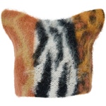 Thumbnail PALACE NEEDLES HAIRY SQUARE BEANIE MULTI ANIMAL one color