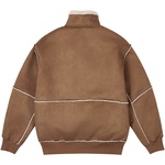 Thumbnail SHERPA FAUX SUEDE FUNNEL CAKED BROWN one color
