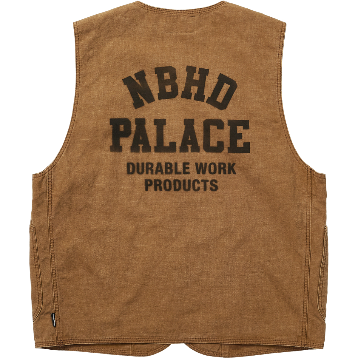 Thumbnail PALACE NEIGHBORHOOD DUCK VEST BROWN one color