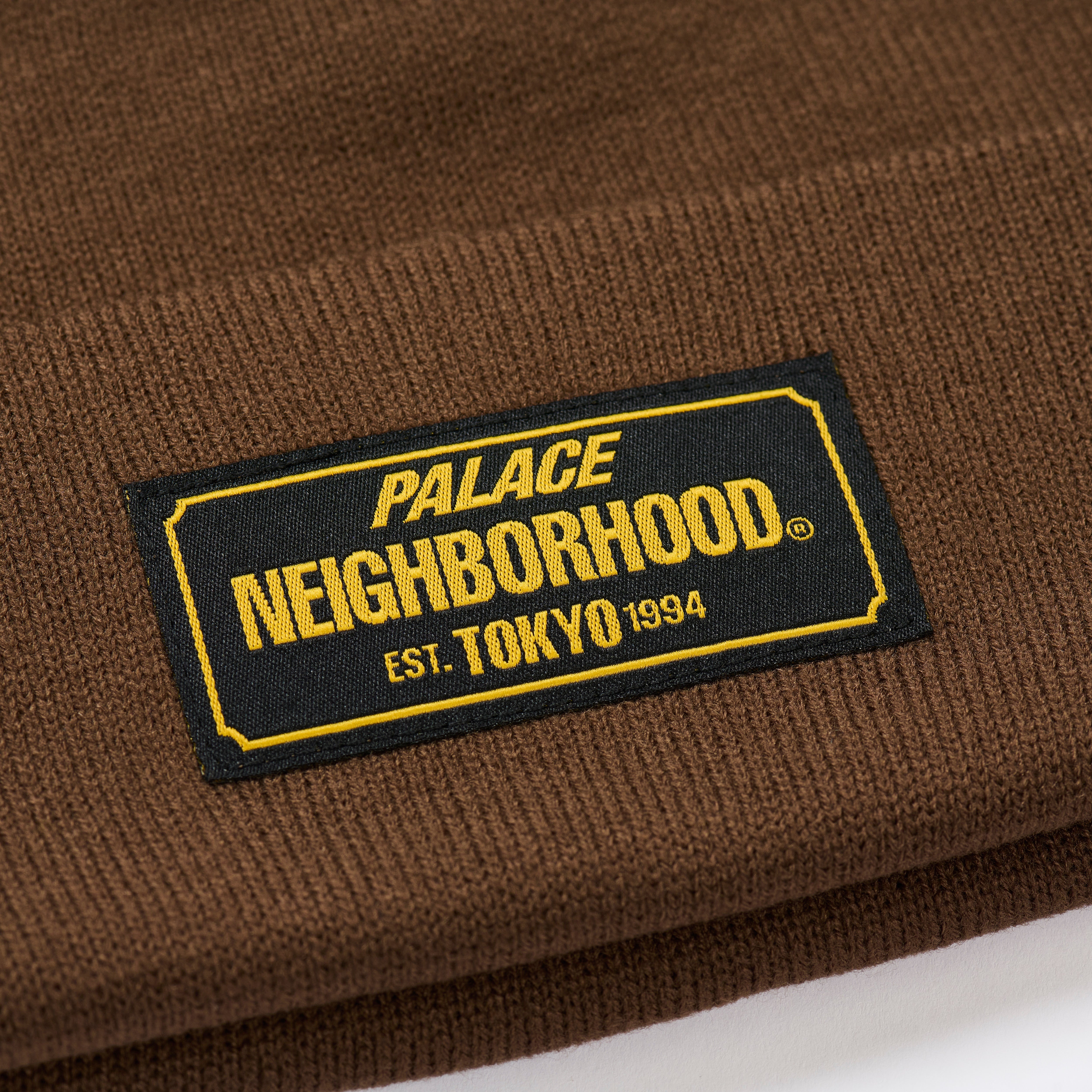 Thumbnail PALACE NEIGHBORHOOD BEANIE TAN one color