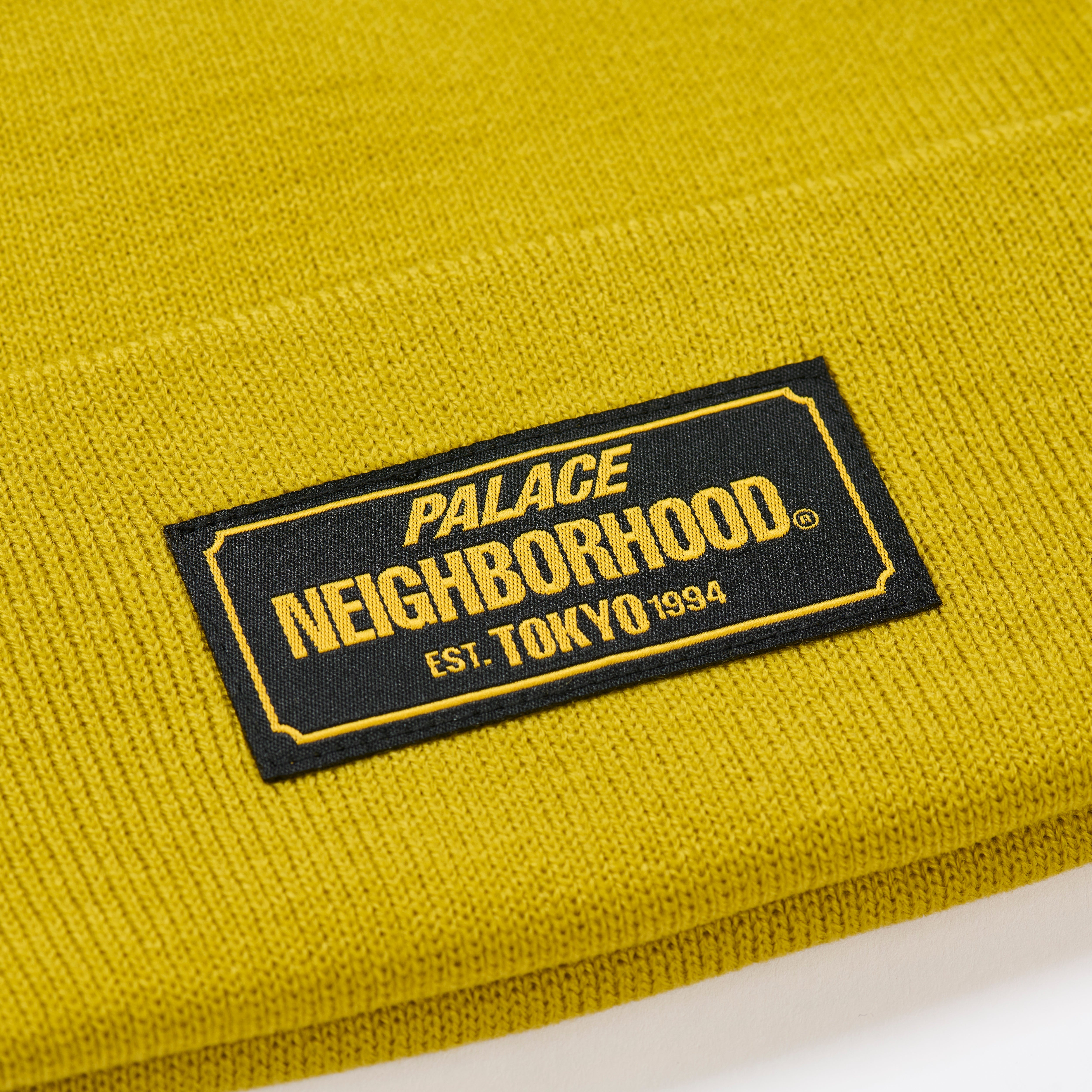 Thumbnail PALACE NEIGHBORHOOD BEANIE YELLOW one color