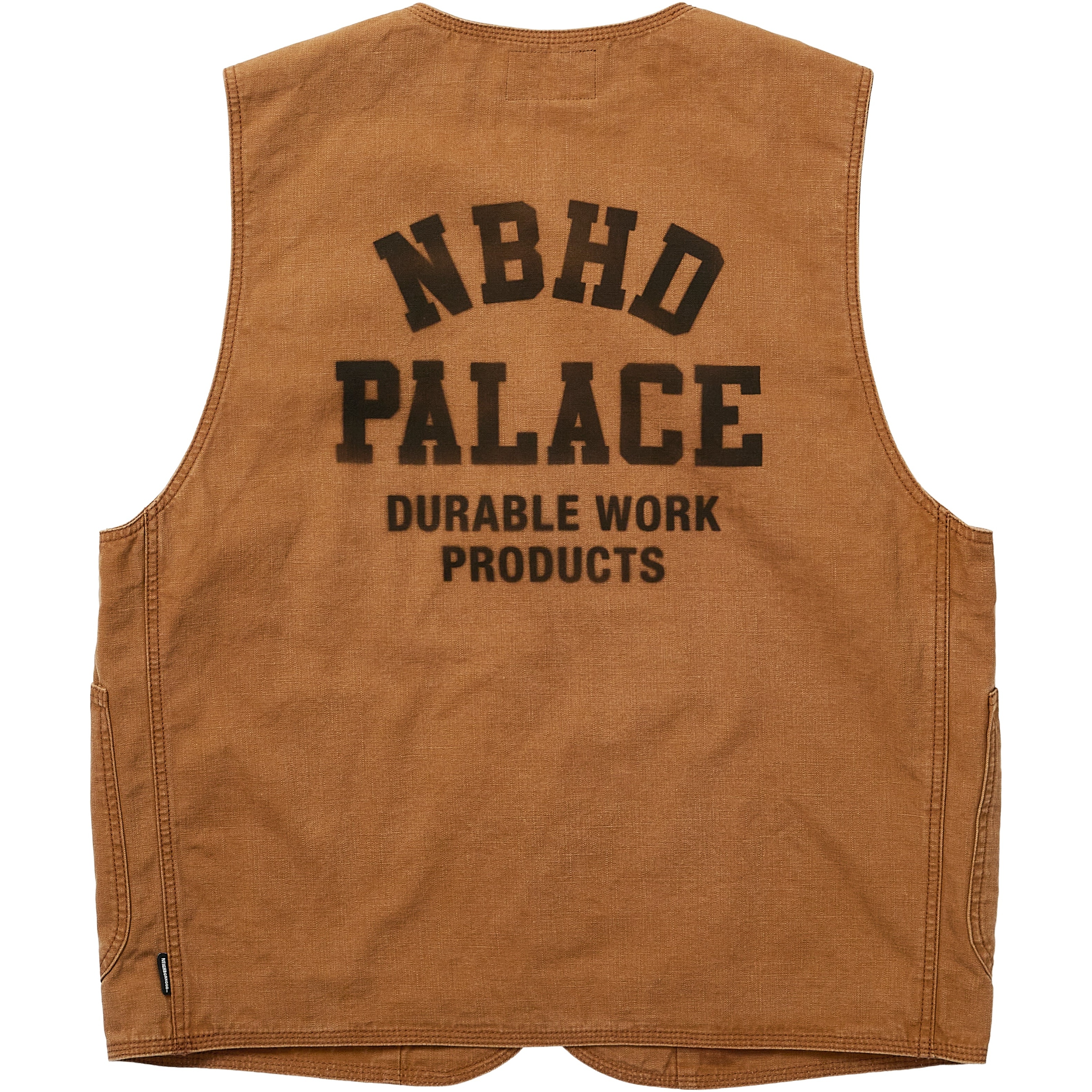 Thumbnail PALACE NEIGHBORHOOD DUCK VEST BROWN one color