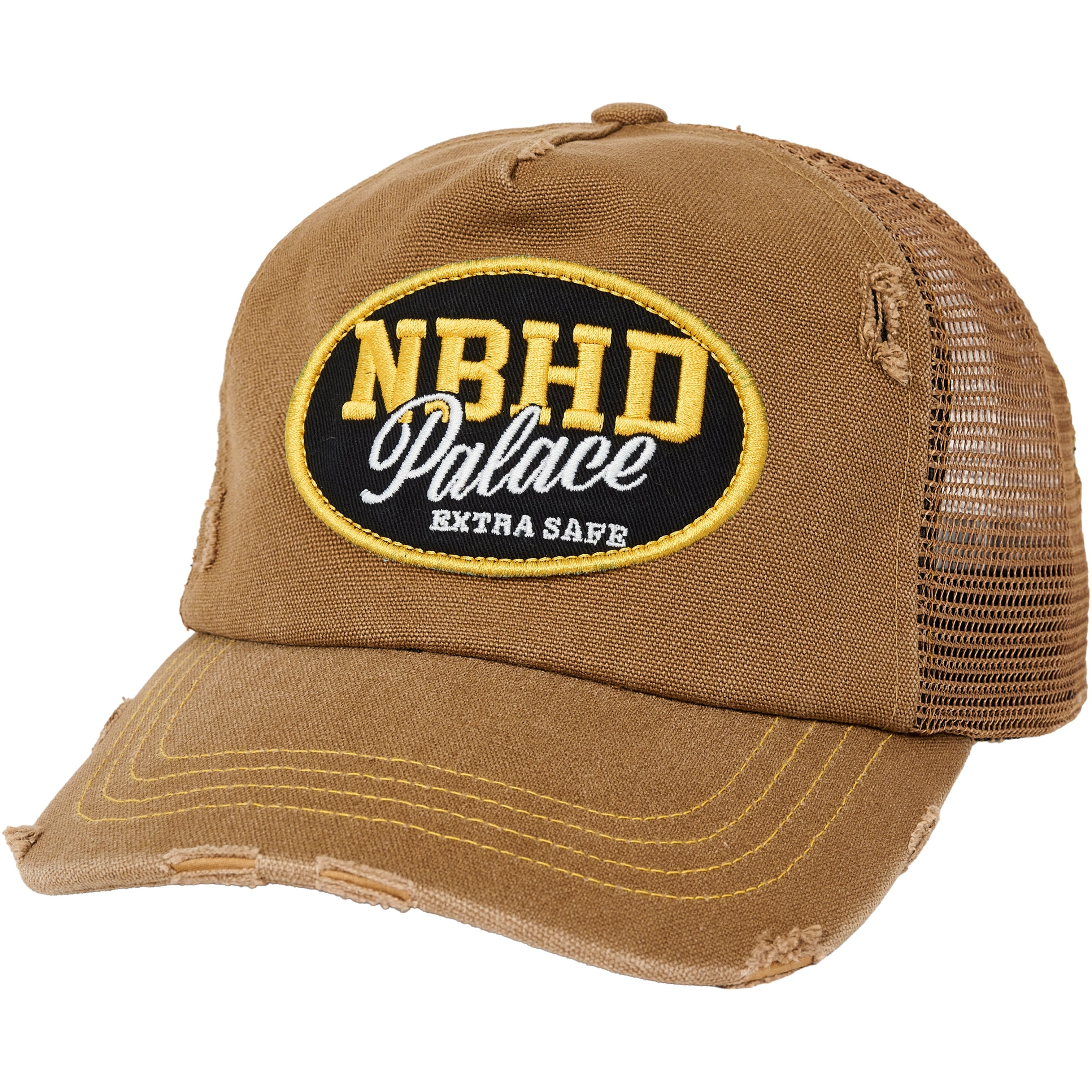 Thumbnail PALACE NEIGHBORHOOD MESH TRUCKER TAN CANVAS one color