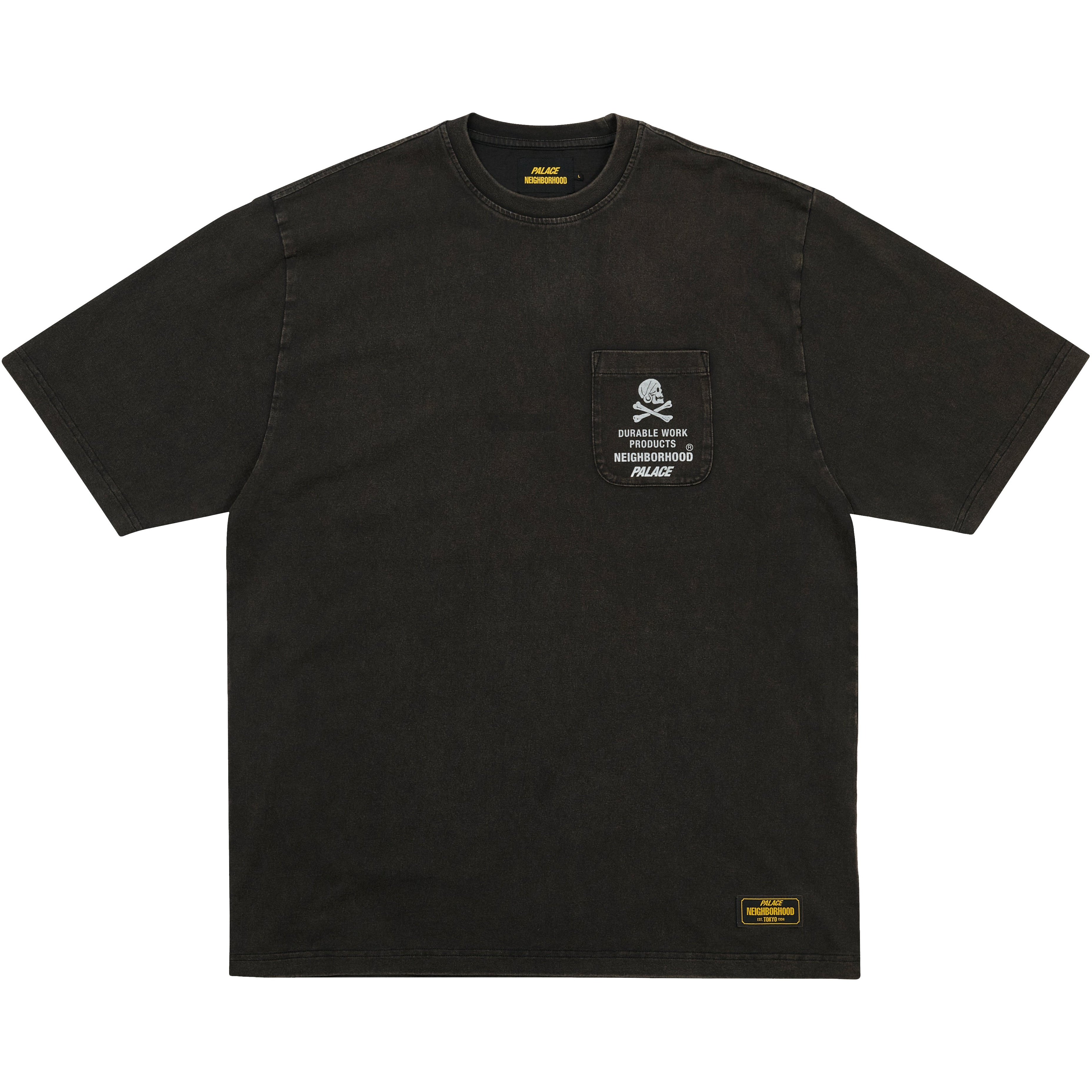 Thumbnail PALACE NEIGHBORHOOD POCKET T-SHIRT BLACK one color