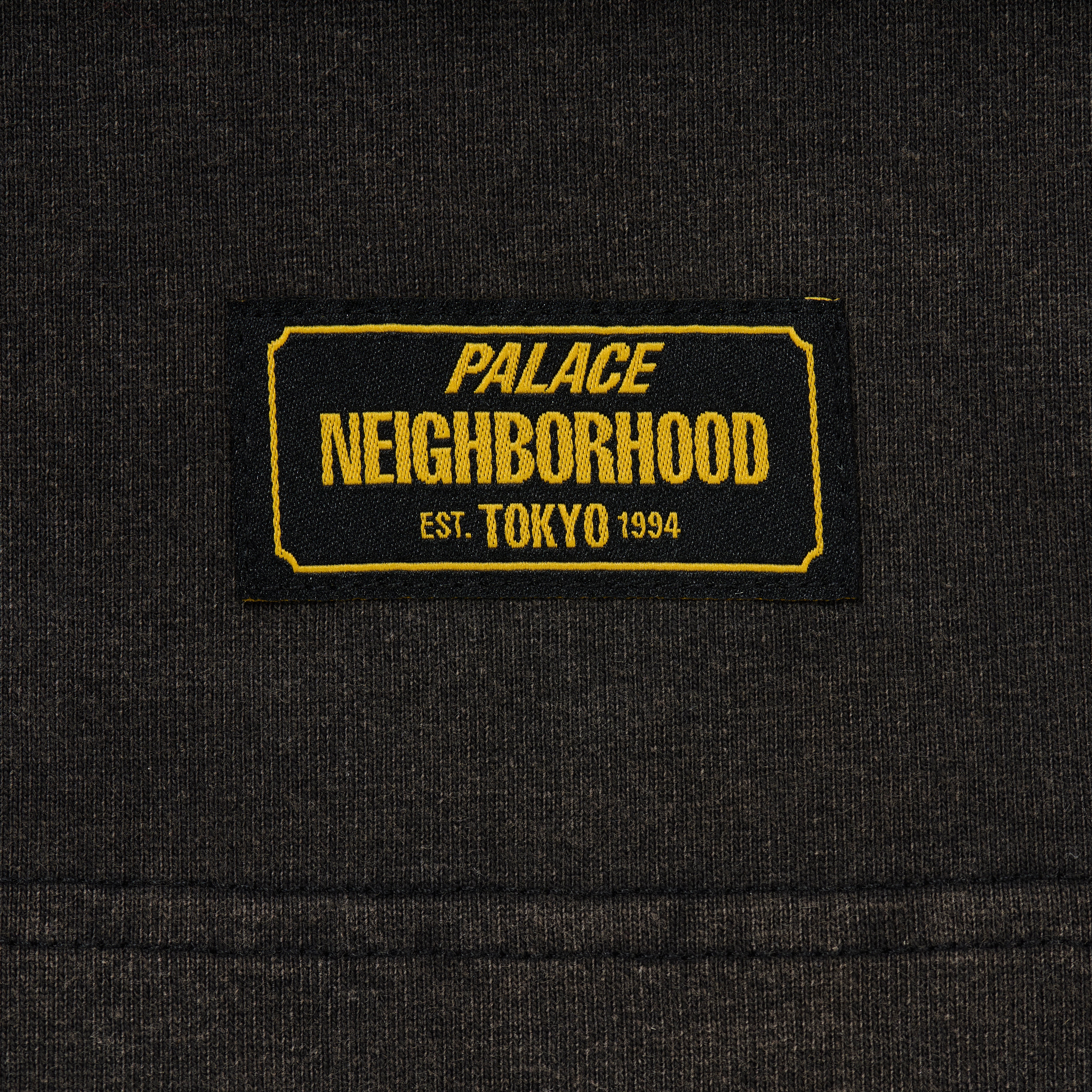 Palace Neighborhood Pocket T-Shirt Black - Palace