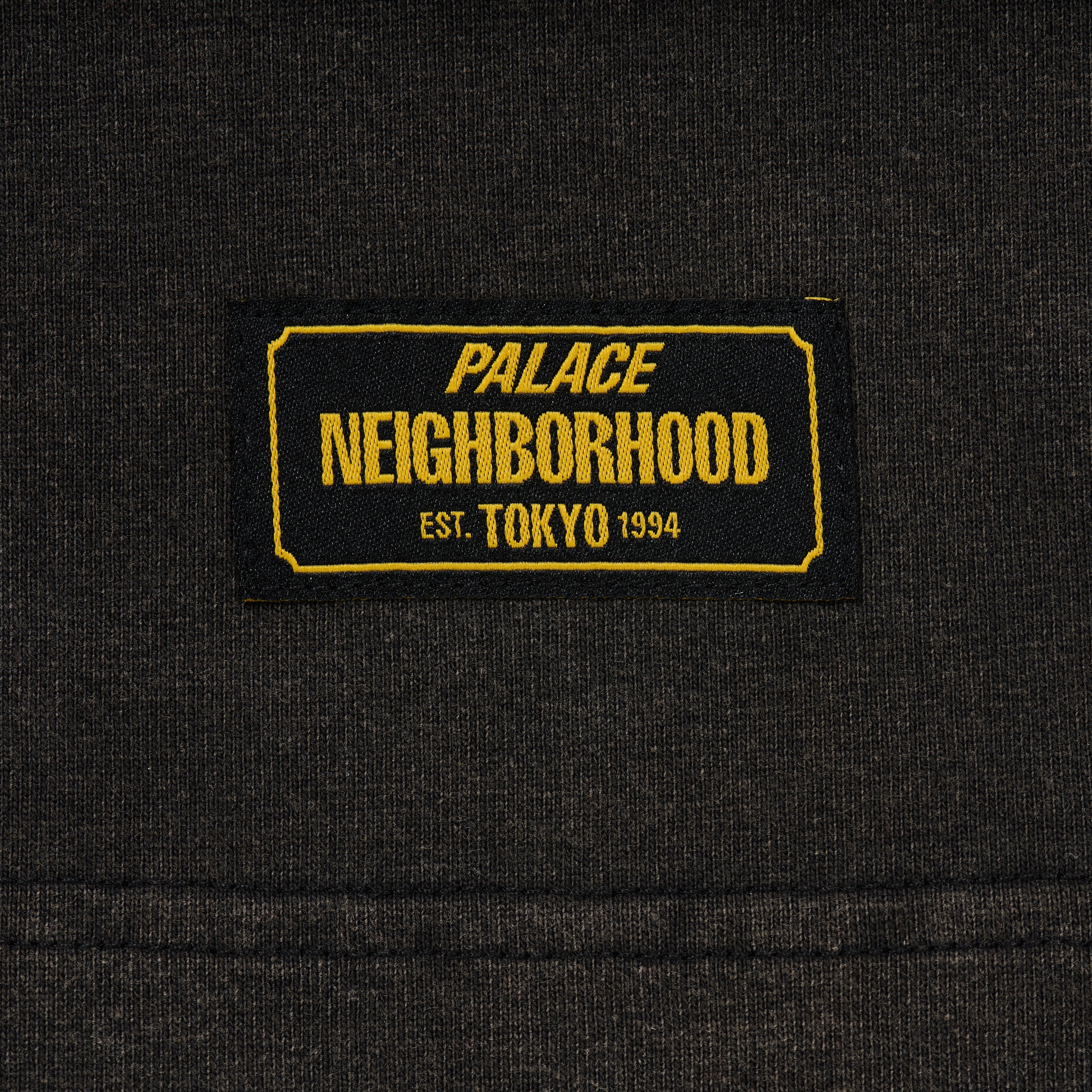 Palace Neighborhood Pocket T-Shirt Black - Palace
