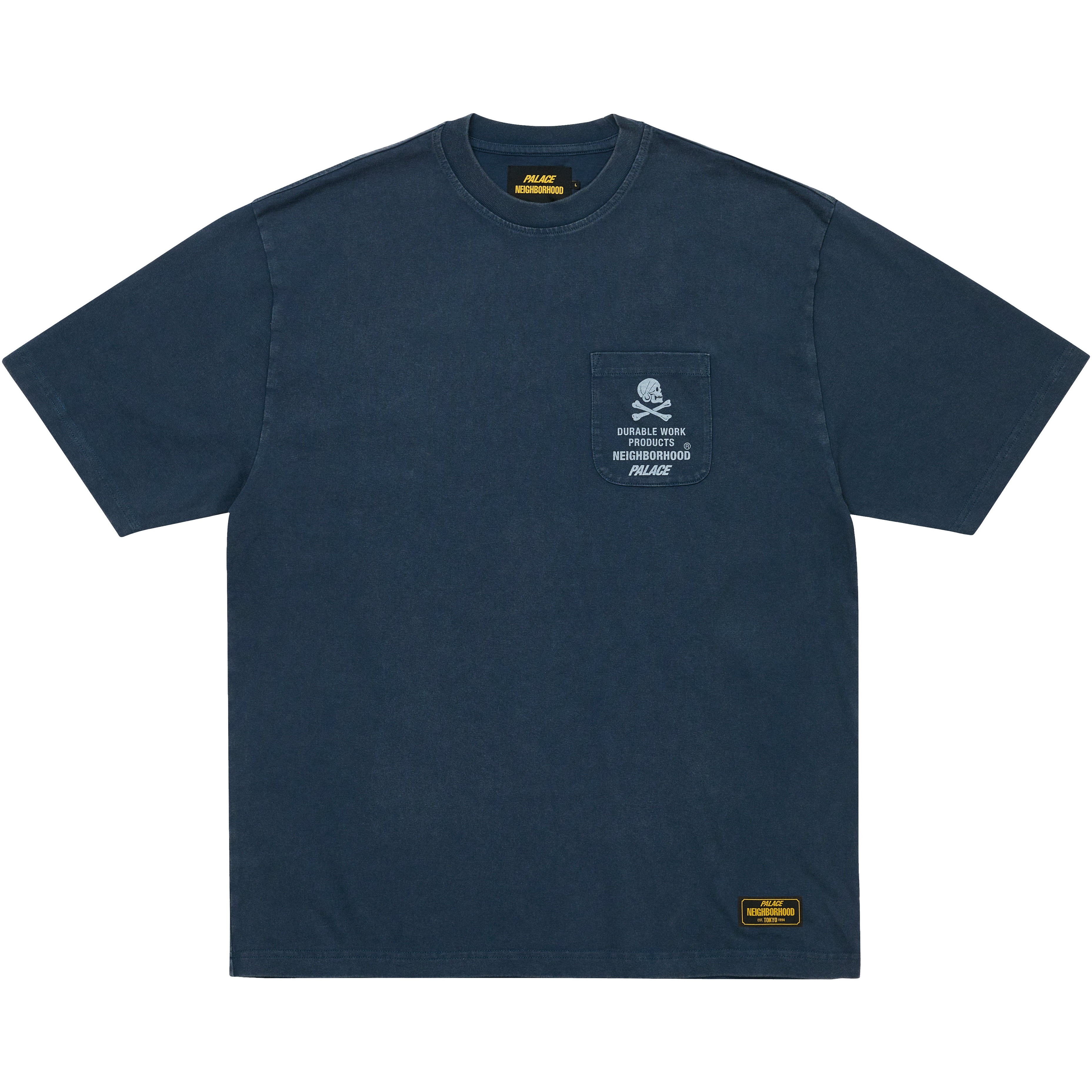 Thumbnail PALACE NEIGHBORHOOD POCKET T-SHIRT INDIGO one color