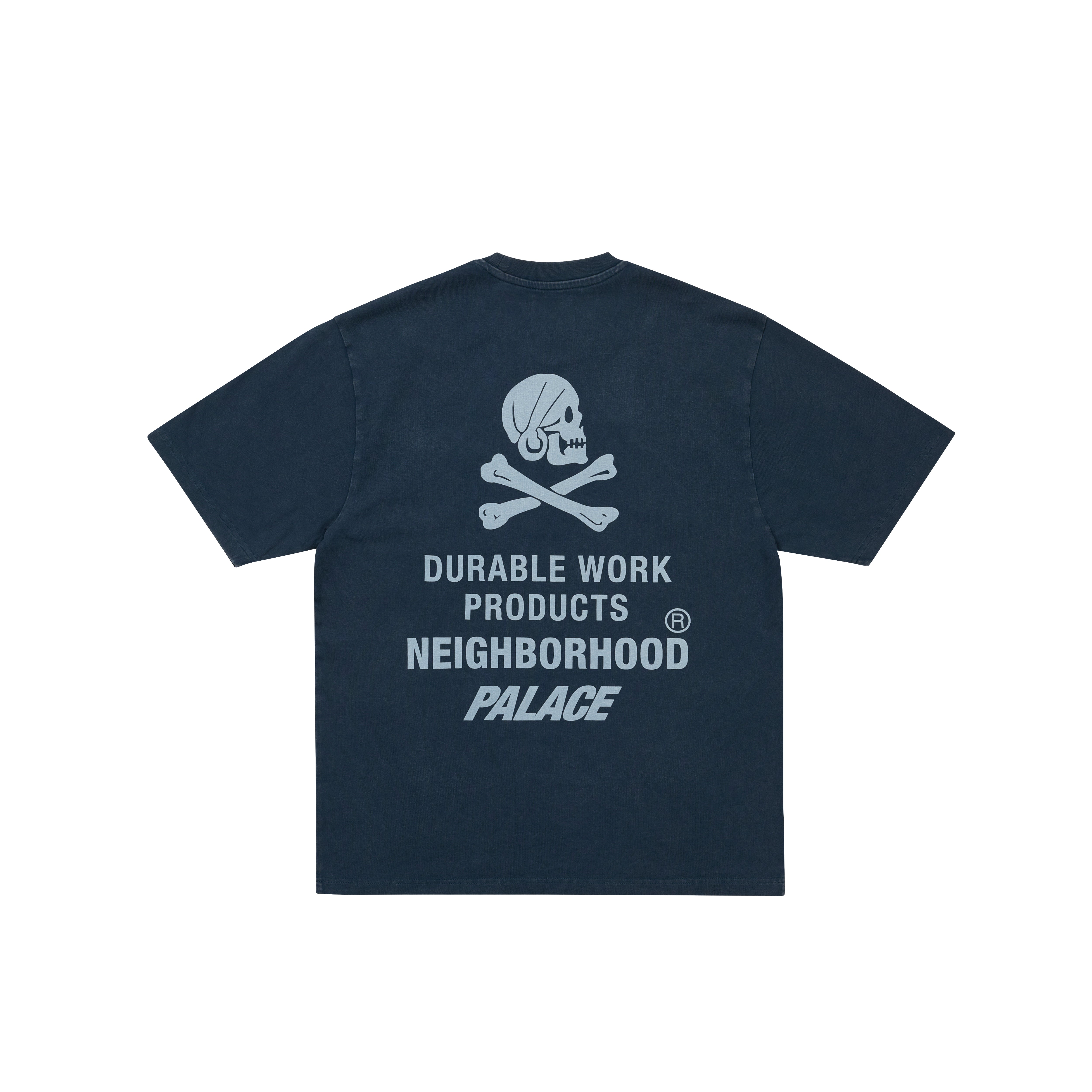 Palace Neighborhood Pocket T-Shirt Indigo - Palace
