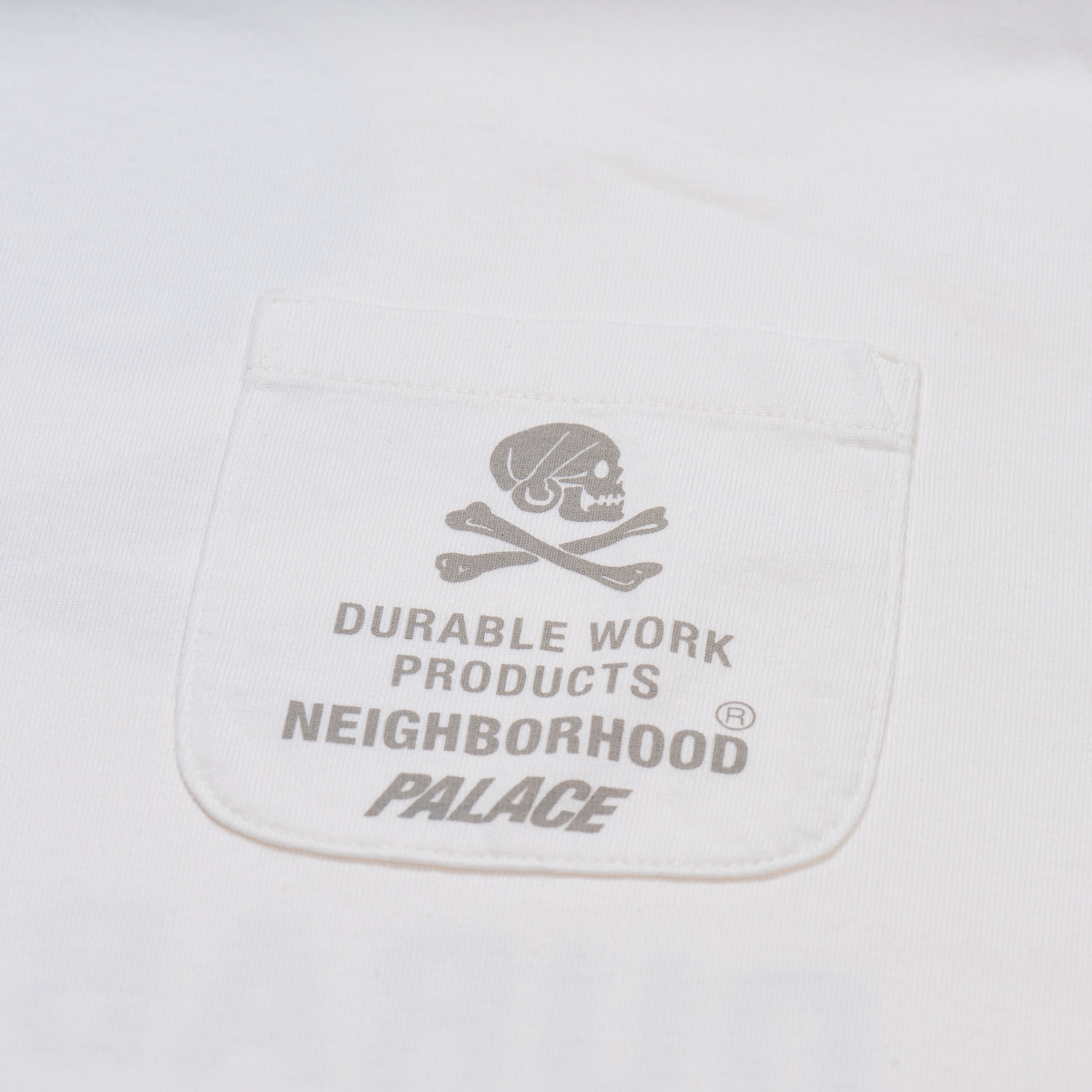 新品/PALACE NEIGHBORHOOD POCKET T-SHIRT 白 Palace x Neighborhood Pocket T-Shirt White Men's - FW25 - US
