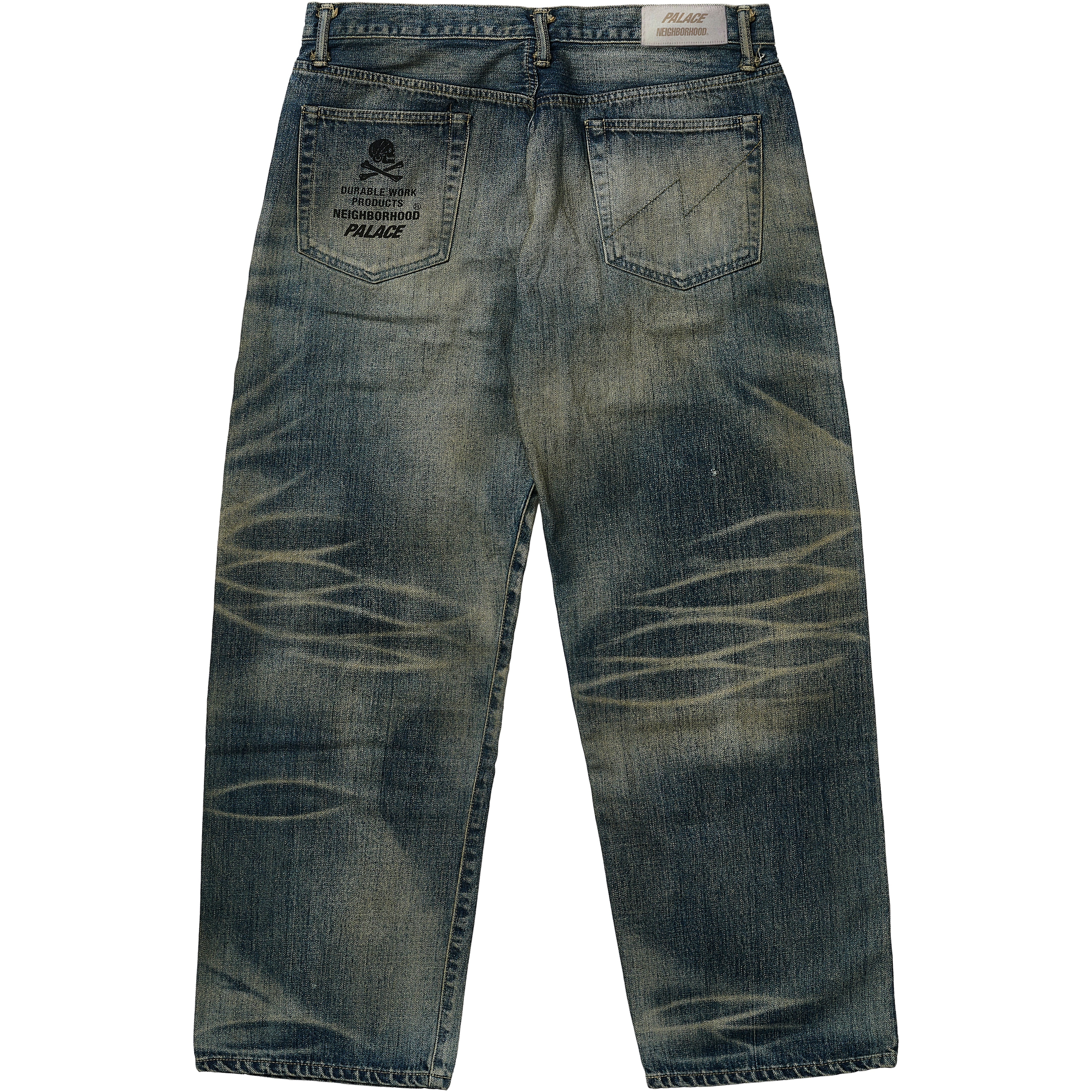 Thumbnail PALACE NEIGHBORHOOD SAVAGE DENIM DP BASIC PANTS INDIGO one color
