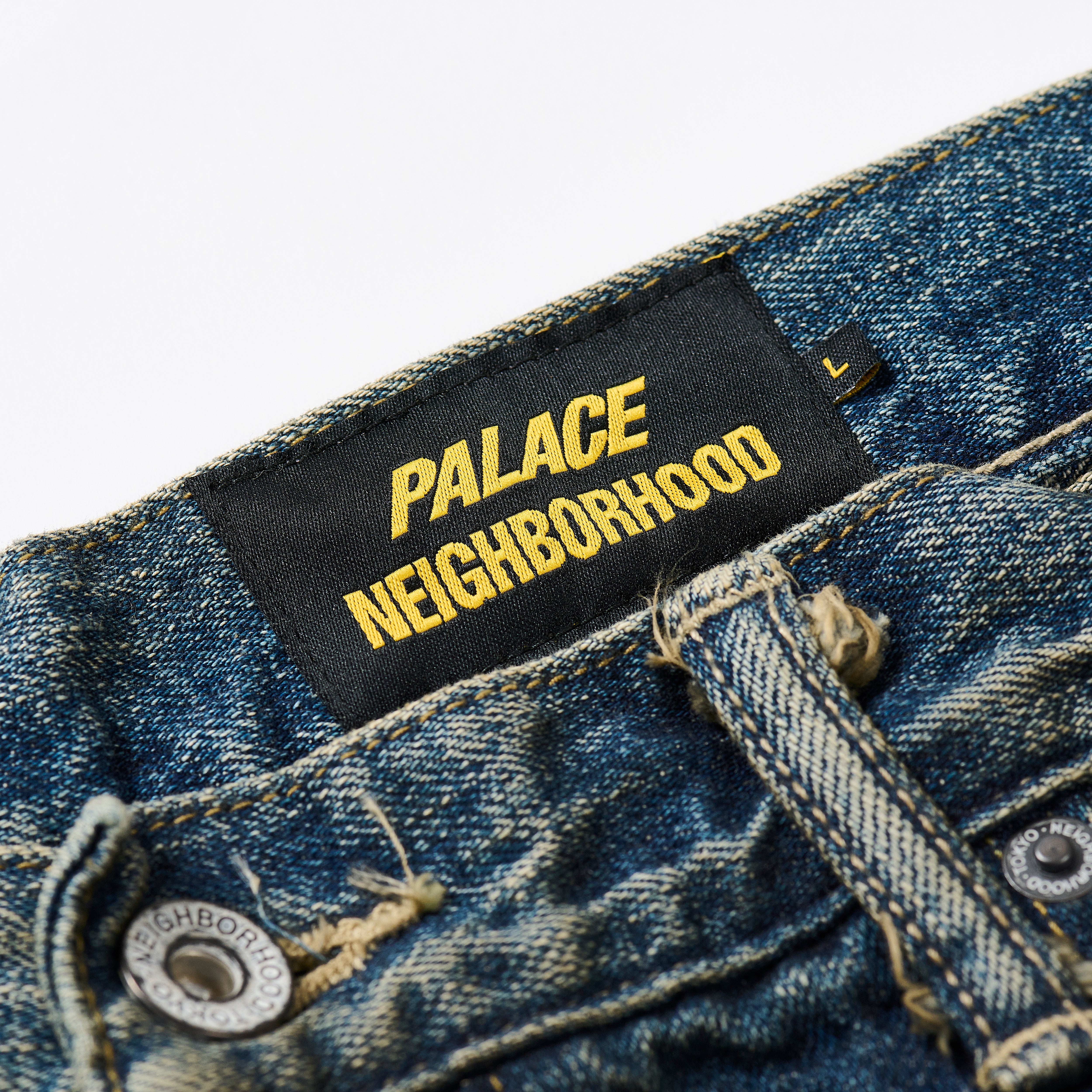 パンツ PALACE NEIGHBORHOOD Savage Denim Pants L Palace x Neighborhood Savage Denim DP Basic Pants Indigo
