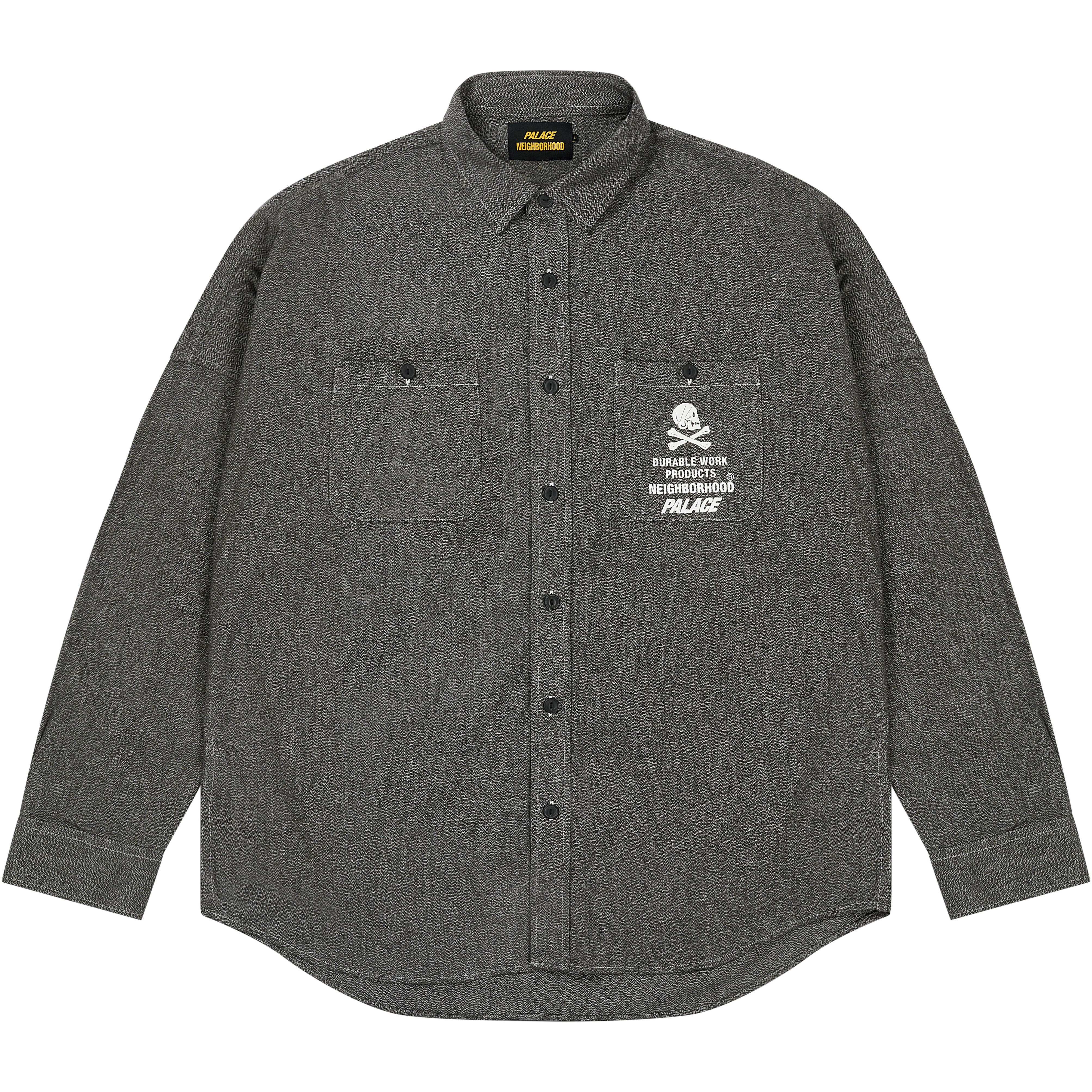 Thumbnail PALACE NEIGHBORHOOD SHIRT SALT & PEPPER one color