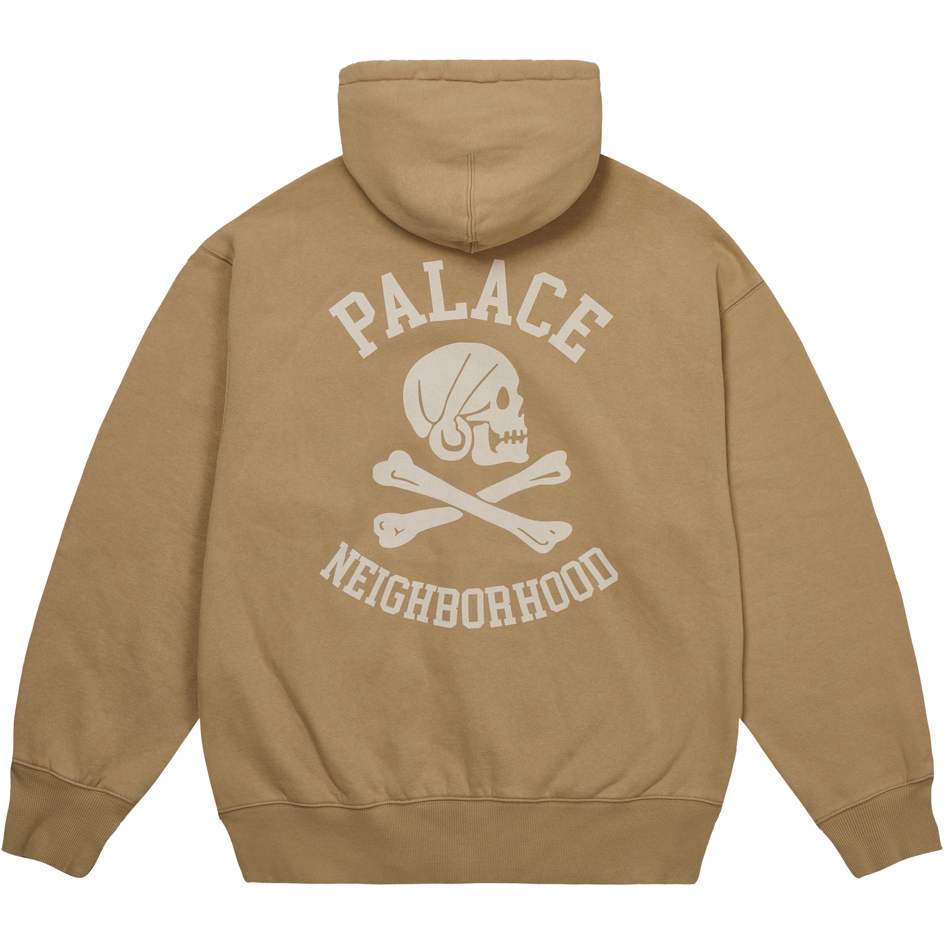 Thumbnail PALACE NEIGHBORHOOD SKULL ZIP HOOD INCENSE one color