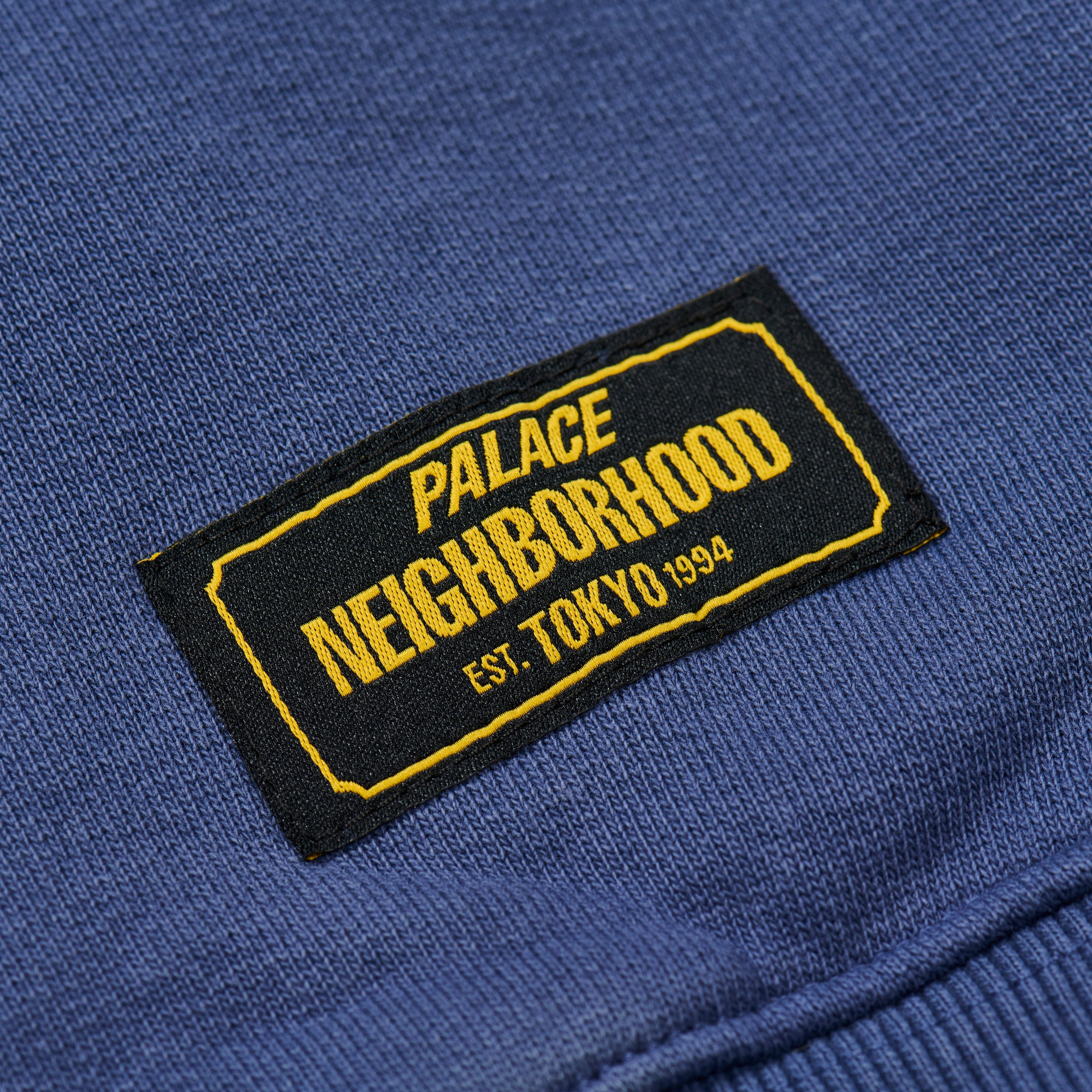 Thumbnail PALACE NEIGHBORHOOD SKULL ZIP HOOD NAVY one color