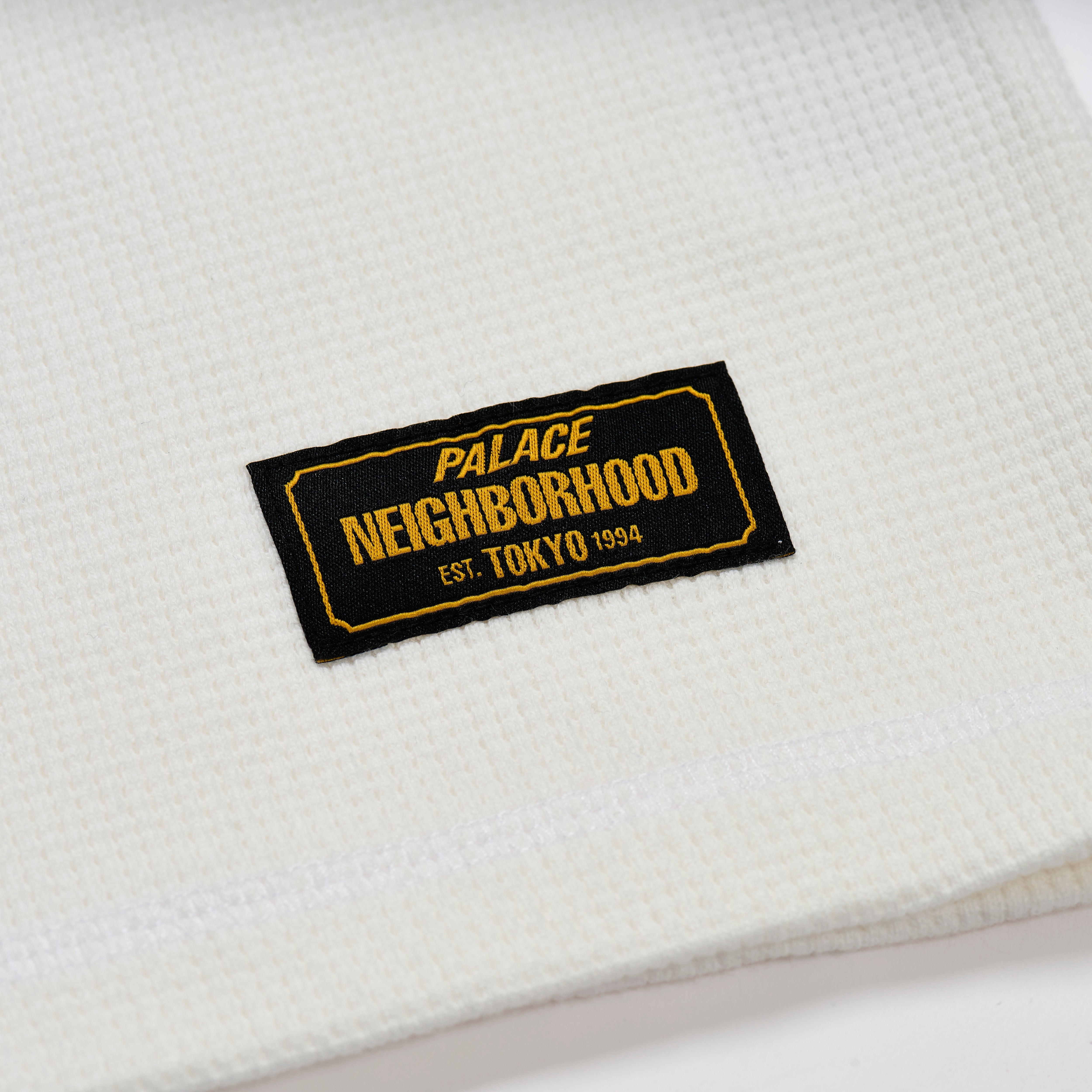 トップス PALACE x NEIGHBORHOOD Waffle Jersey Palace Neighborhood Waffle Jersey White - Palace