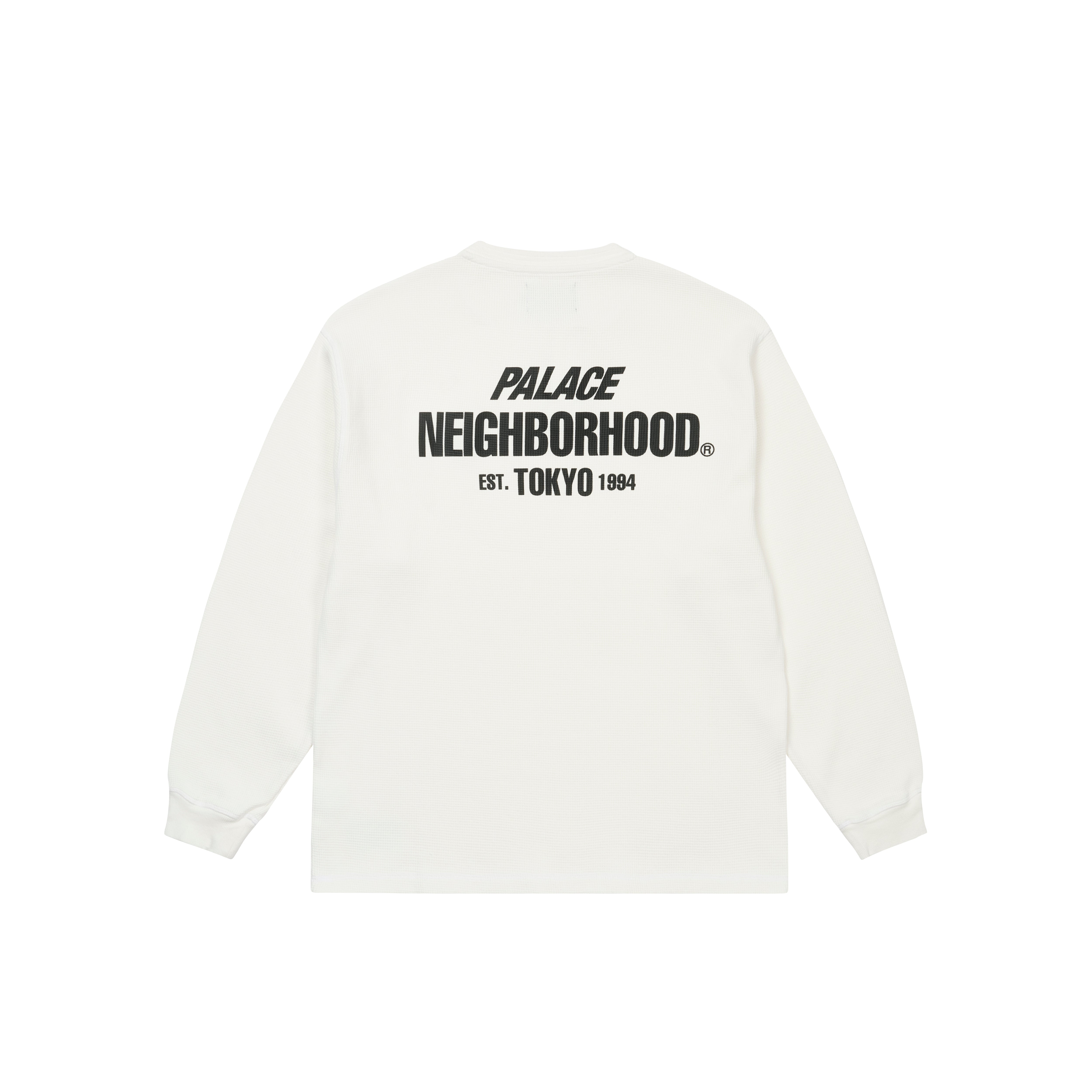 Palace Neighborhood Waffle Jersey White - Palace