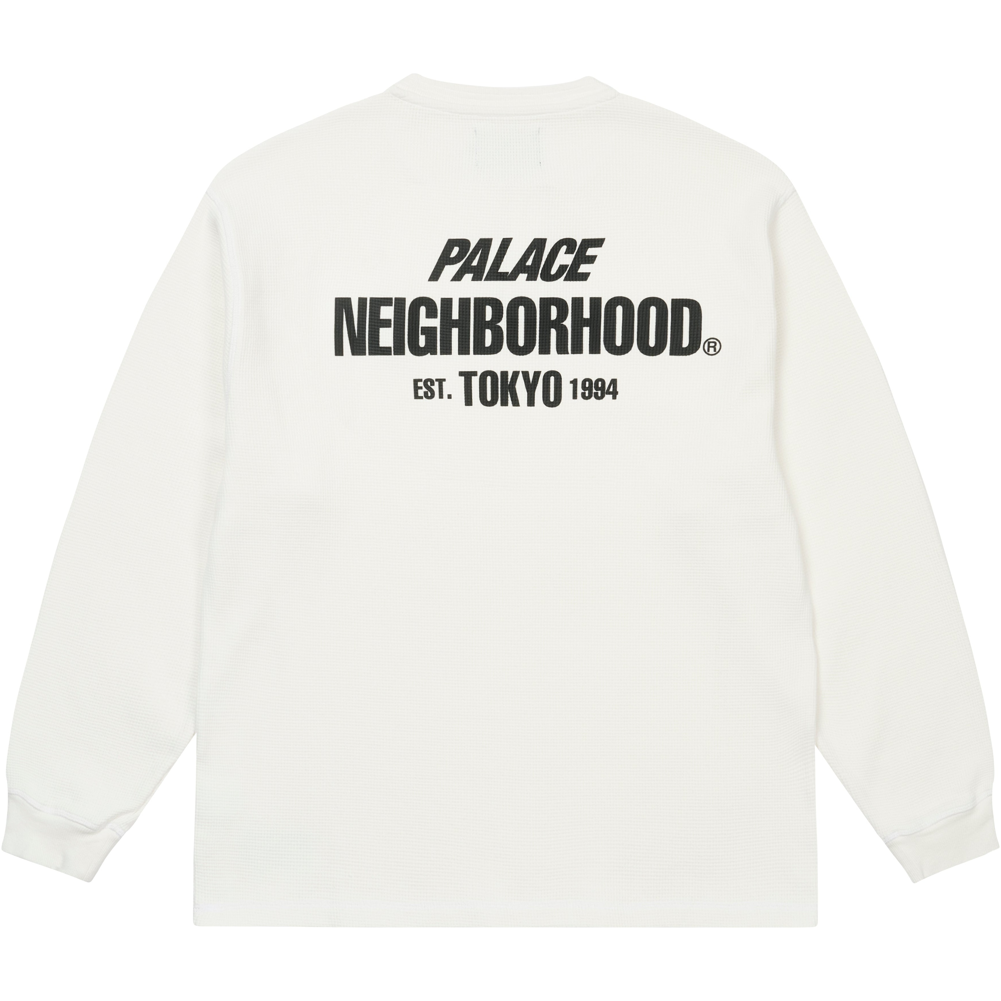 Thumbnail PALACE NEIGHBORHOOD WAFFLE JERSEY WHITE one color