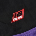 Thumbnail PALACE NEW BALANCE POP OVER SHELL JACKET BLACK / PURPLE one color