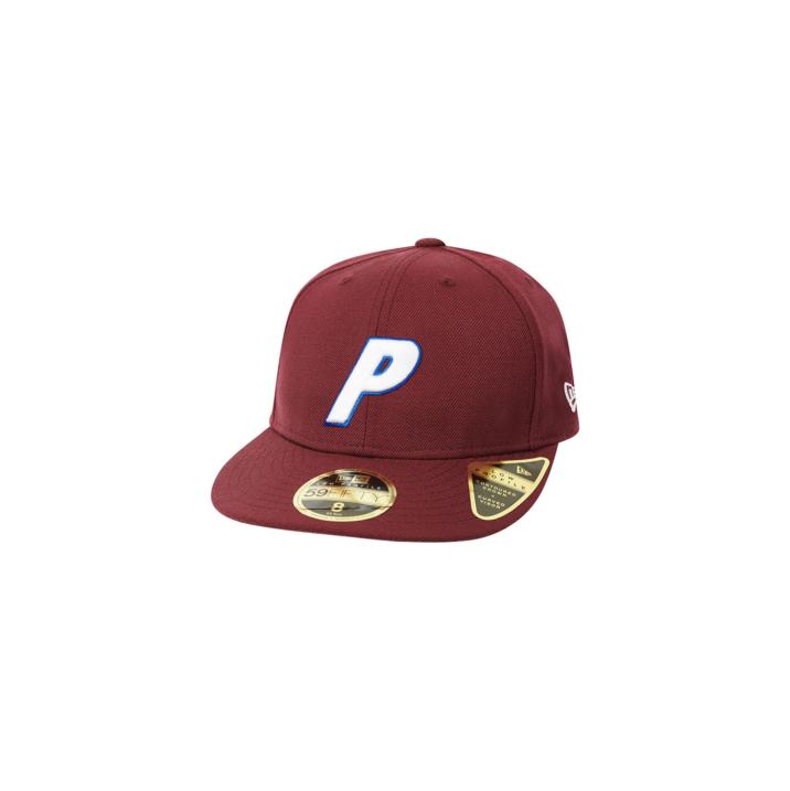 PALACE CAP 6 PANEL STADIUM NEW ERA BURGANDY one color
