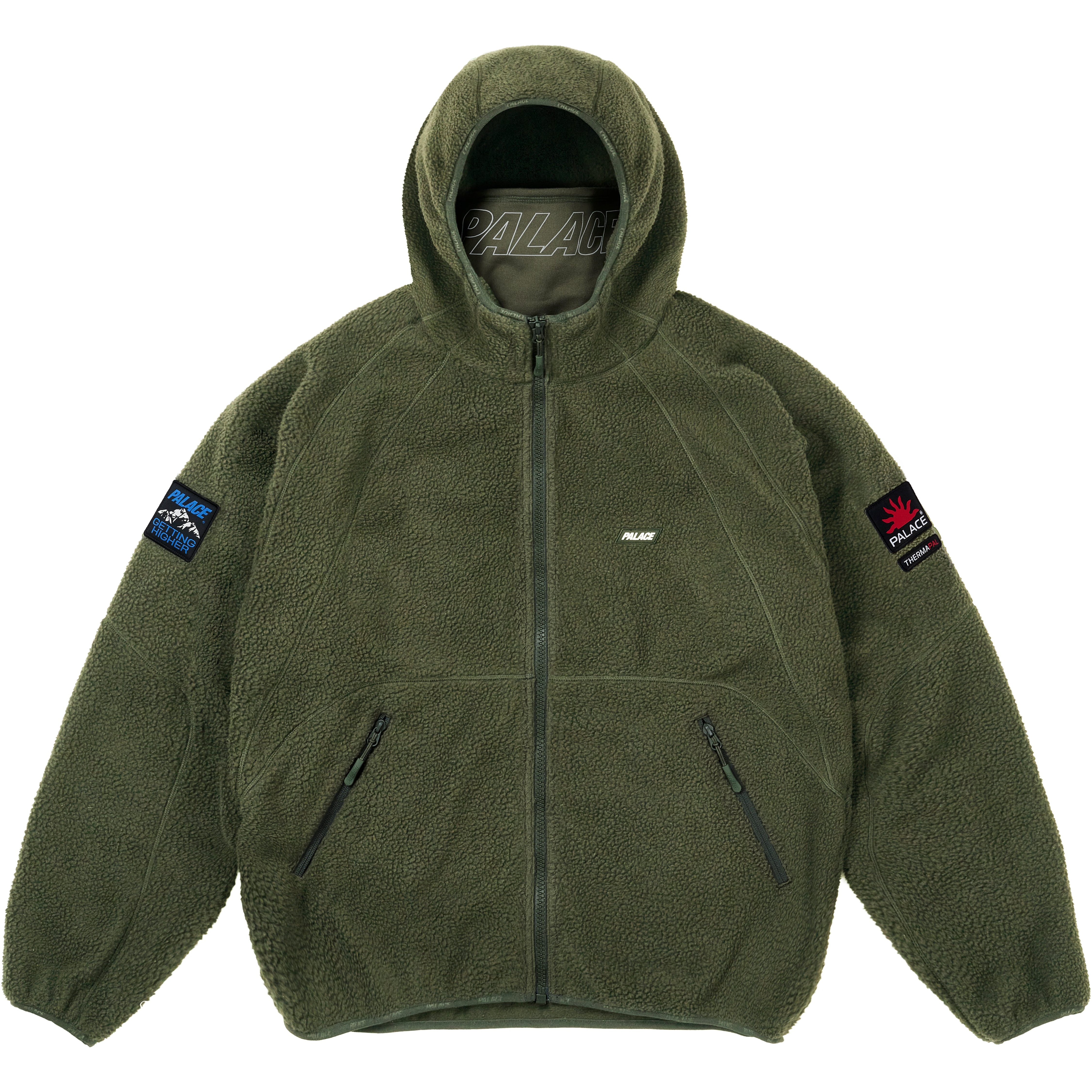 Thumbnail GETTING HIGHER THERMA FLEECE JACKET DEEP GREEN one color