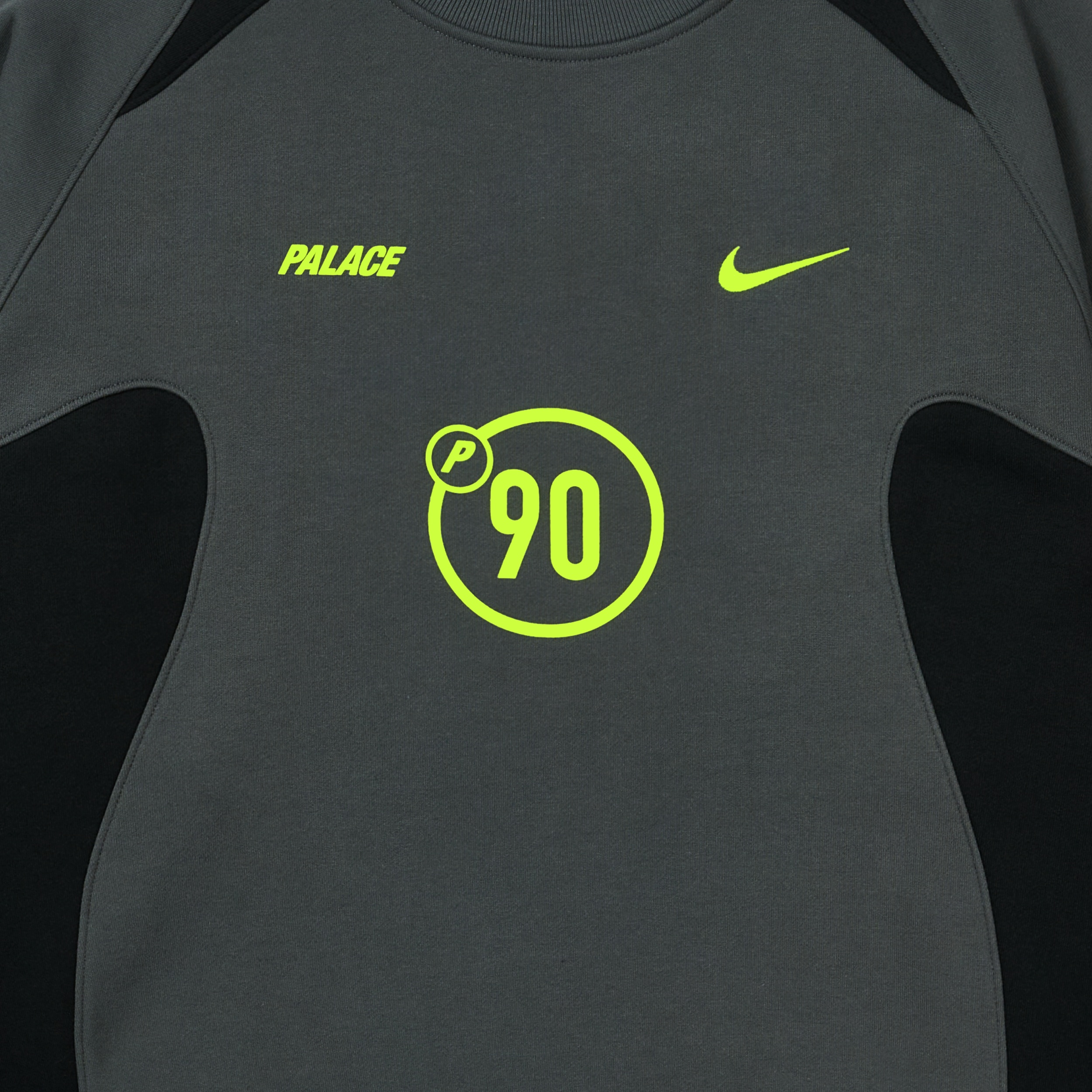 Thumbnail PALACE NIKE TOTAL P90 CREW GREY one color