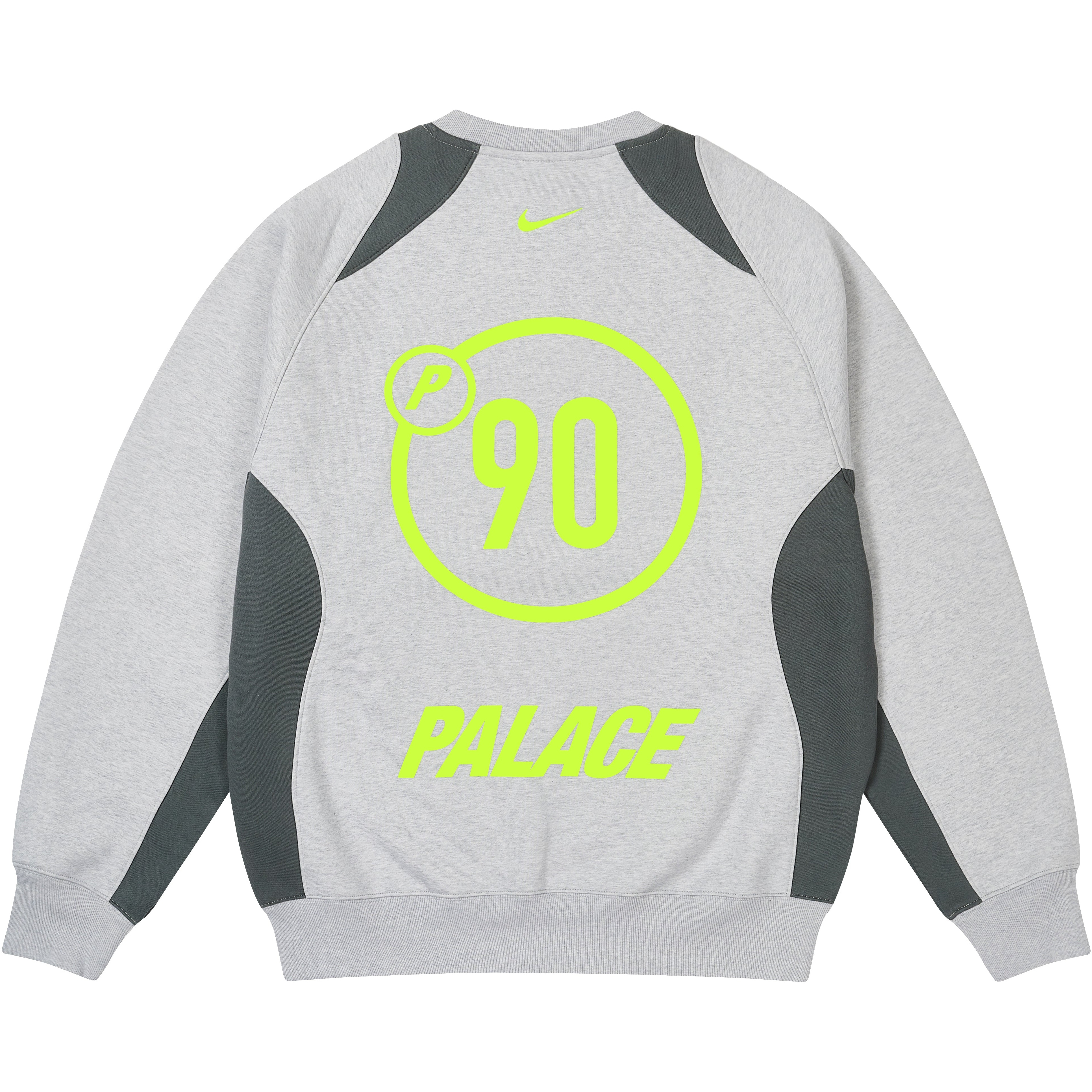 Thumbnail PALACE NIKE TOTAL P90 CREW GREY MARL one color