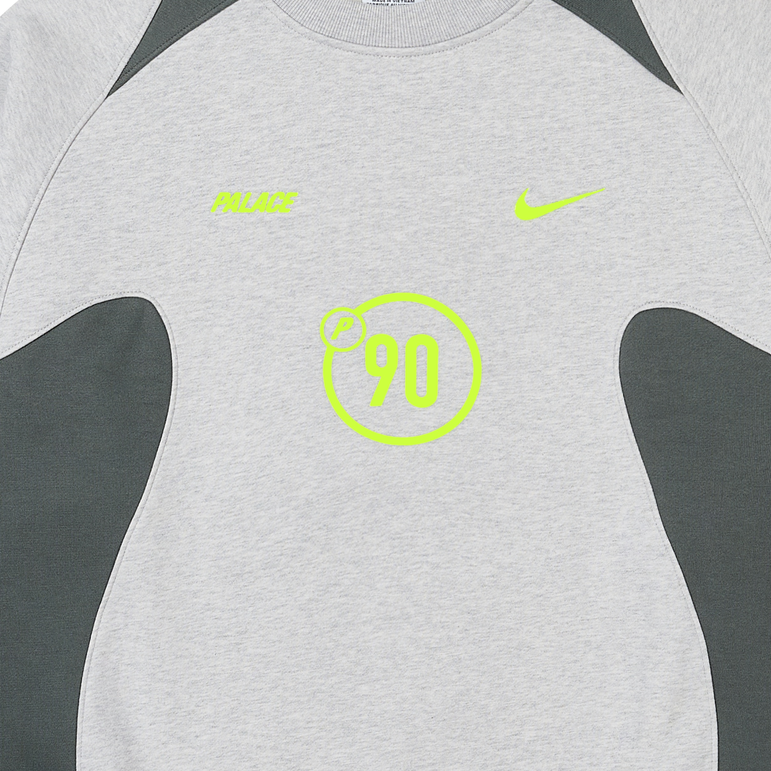Thumbnail PALACE NIKE TOTAL P90 CREW GREY MARL one color