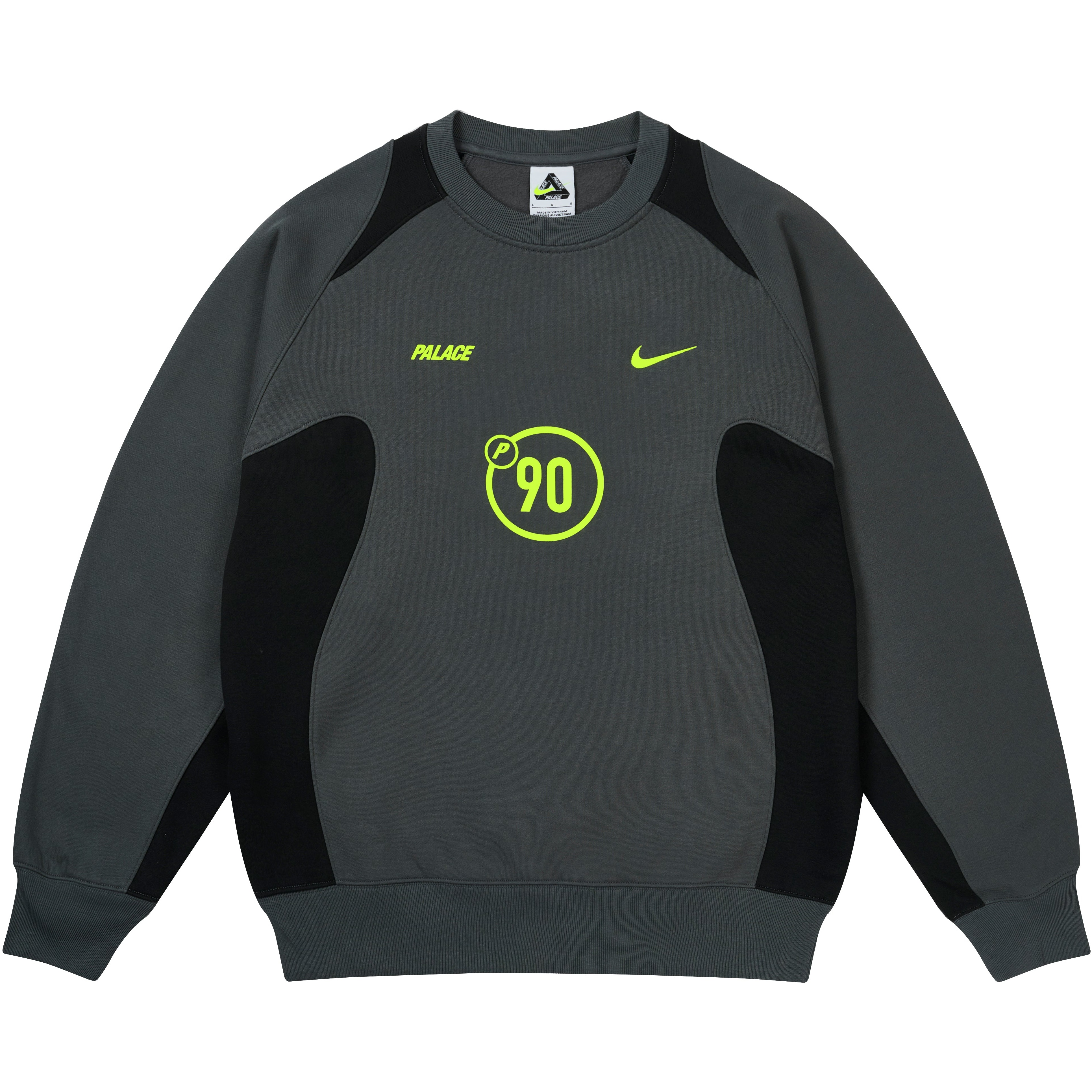 Thumbnail PALACE NIKE TOTAL P90 CREW GREY one color