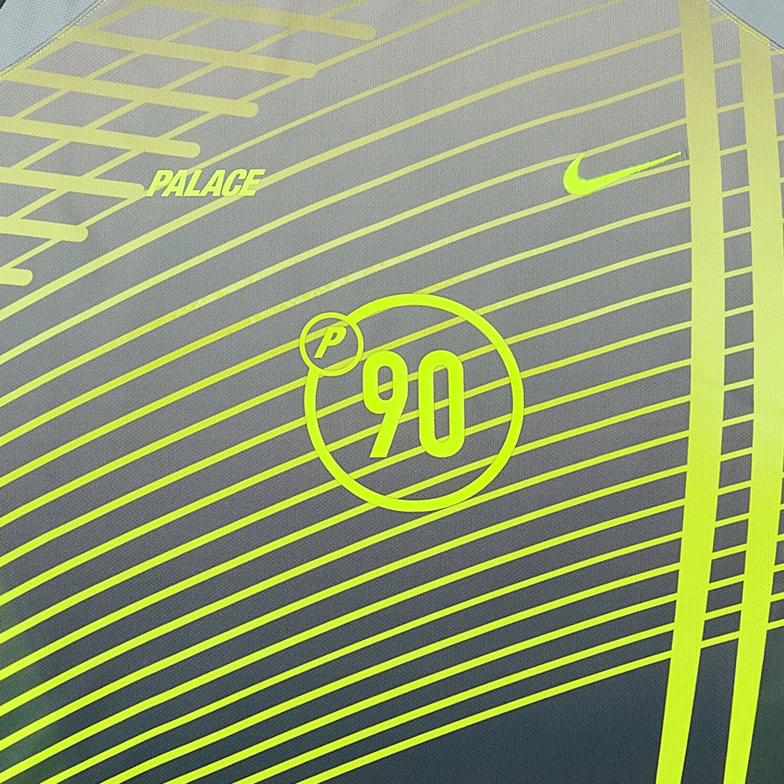 Thumbnail PALACE NIKE TOTAL P90 JERSEY GREY one color