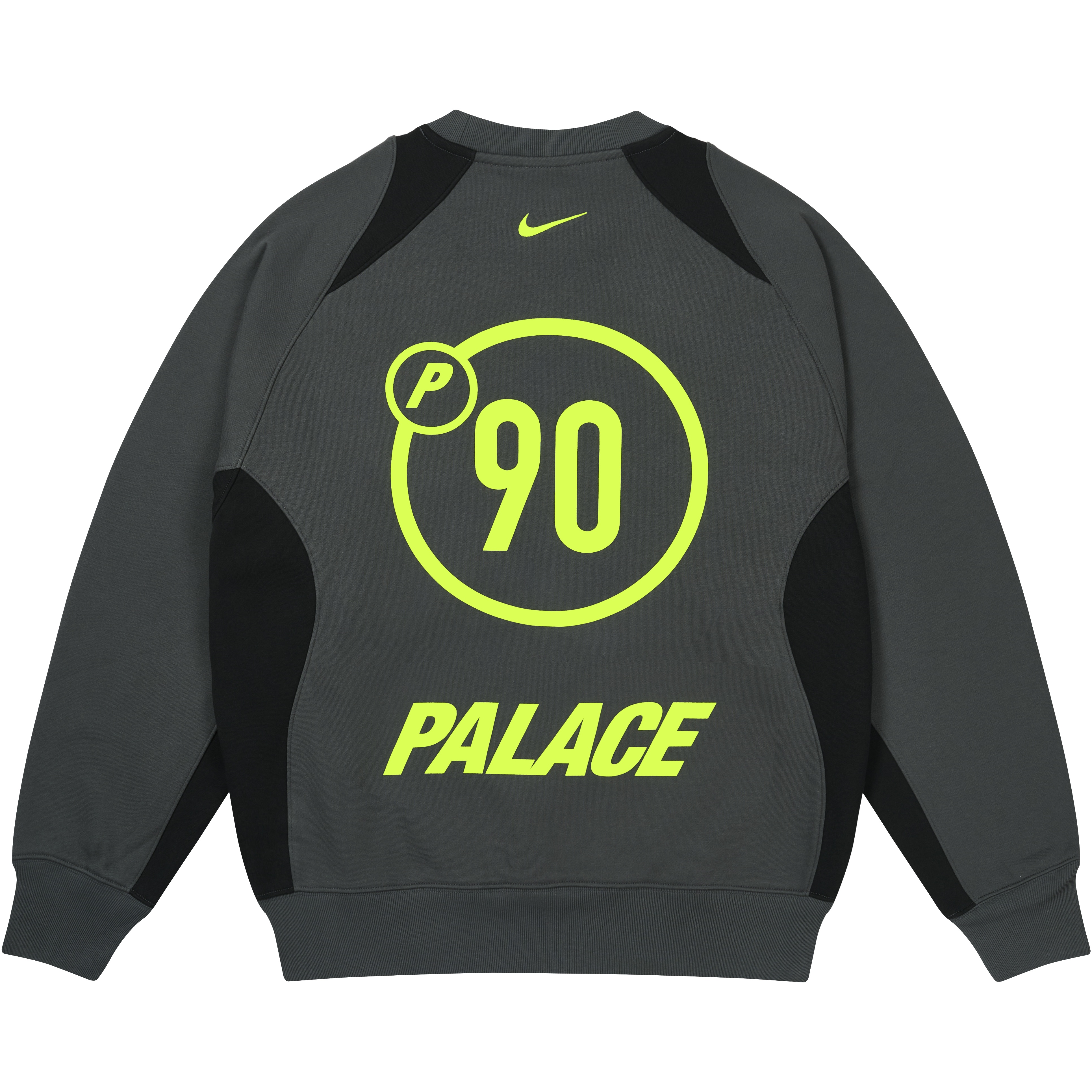 Thumbnail PALACE NIKE TOTAL P90 CREW GREY one color