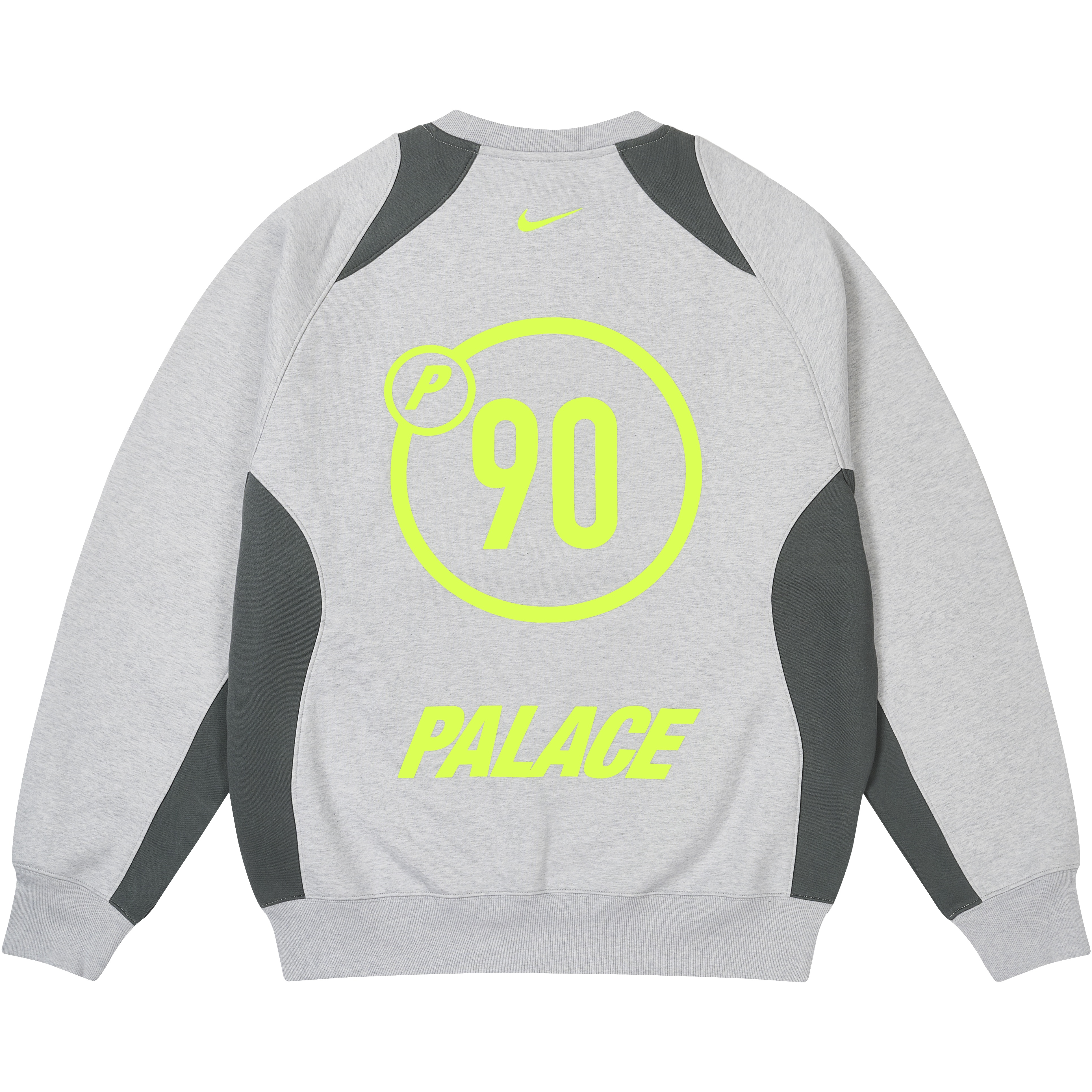 Thumbnail PALACE NIKE TOTAL P90 CREW GREY MARL one color
