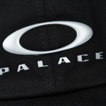Thumbnail PALACE OAKLEY 6-PANEL BLACK / SILVER one color