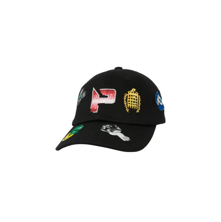 PALACE PEZ 6 PANEL SYMBOL BLACK one color