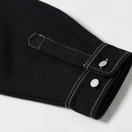 Thumbnail STITCH UP DROP SHOULDER SHIRT BLACK one color