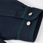 Thumbnail STITCH UP DROP SHOULDER SHIRT NAVY one color