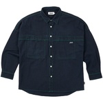 Thumbnail STITCH UP DROP SHOULDER SHIRT NAVY one color