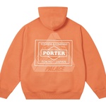 Thumbnail PALACE PORTER LOGO HOOD ORANGE one color