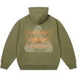 Thumbnail PALACE PORTER LOGO HOOD OLIVE one color