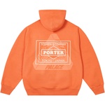 Thumbnail PALACE PORTER LOGO HOOD ORANGE one color